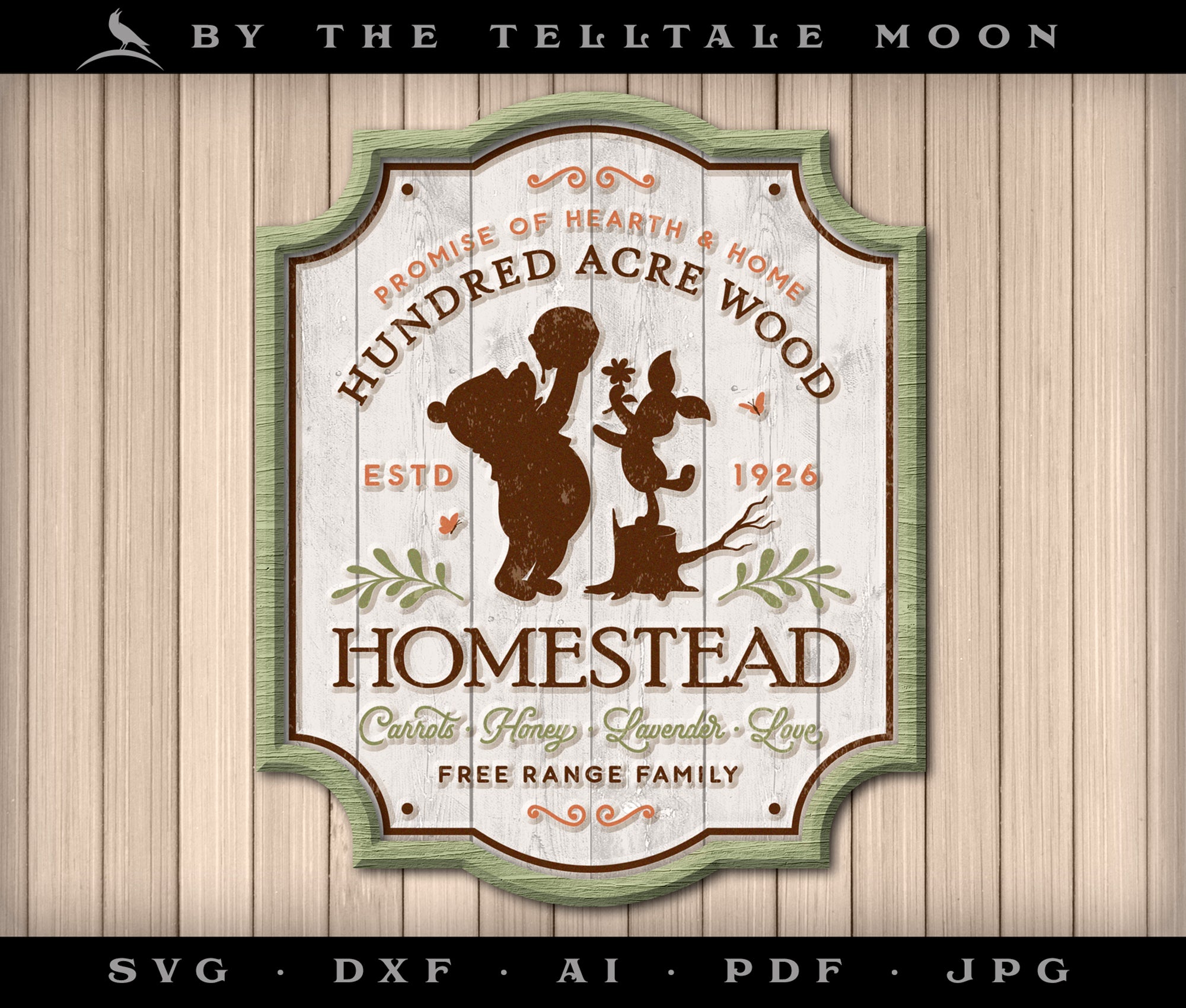 Hundred Acre Wood Homestead SET – Multiple Versions, Plus Pint Wrap & Coffee Cozies