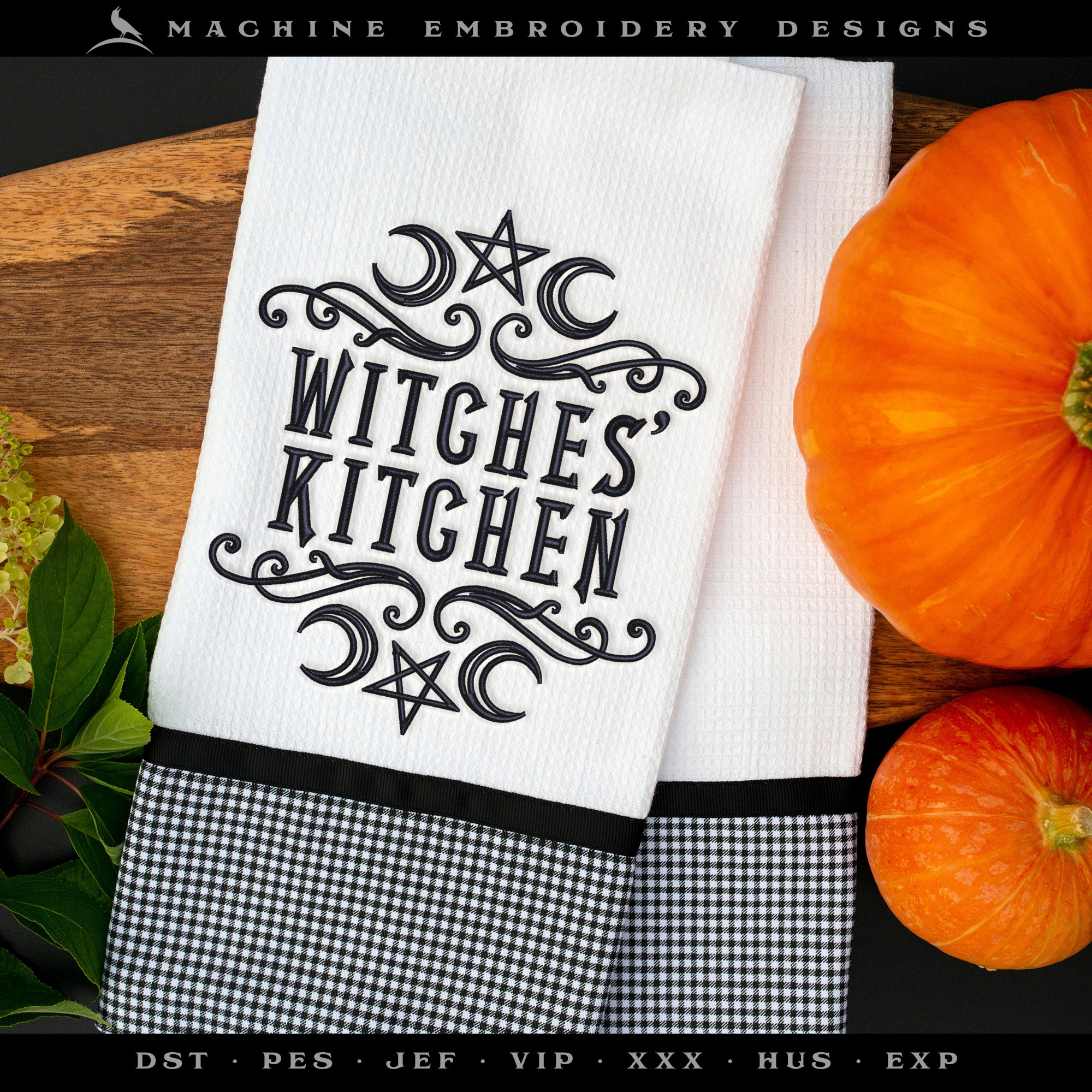 Embroidery: Witches' Kitchen - Five Sizes 5 to 9 Inches