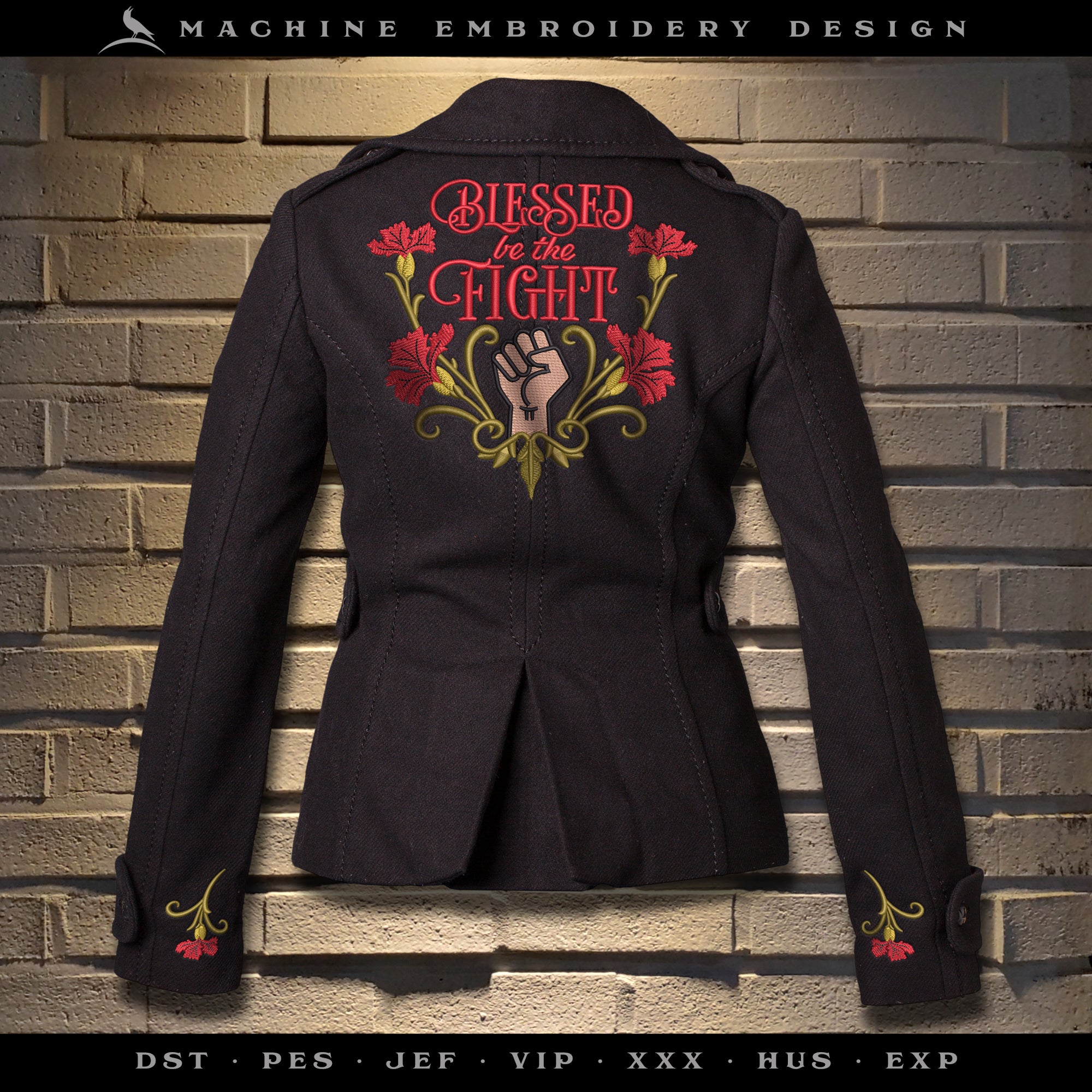 Handmaid-inspired "Blessed Be the Fight" - Seven Sizes 4 to 10 Inches