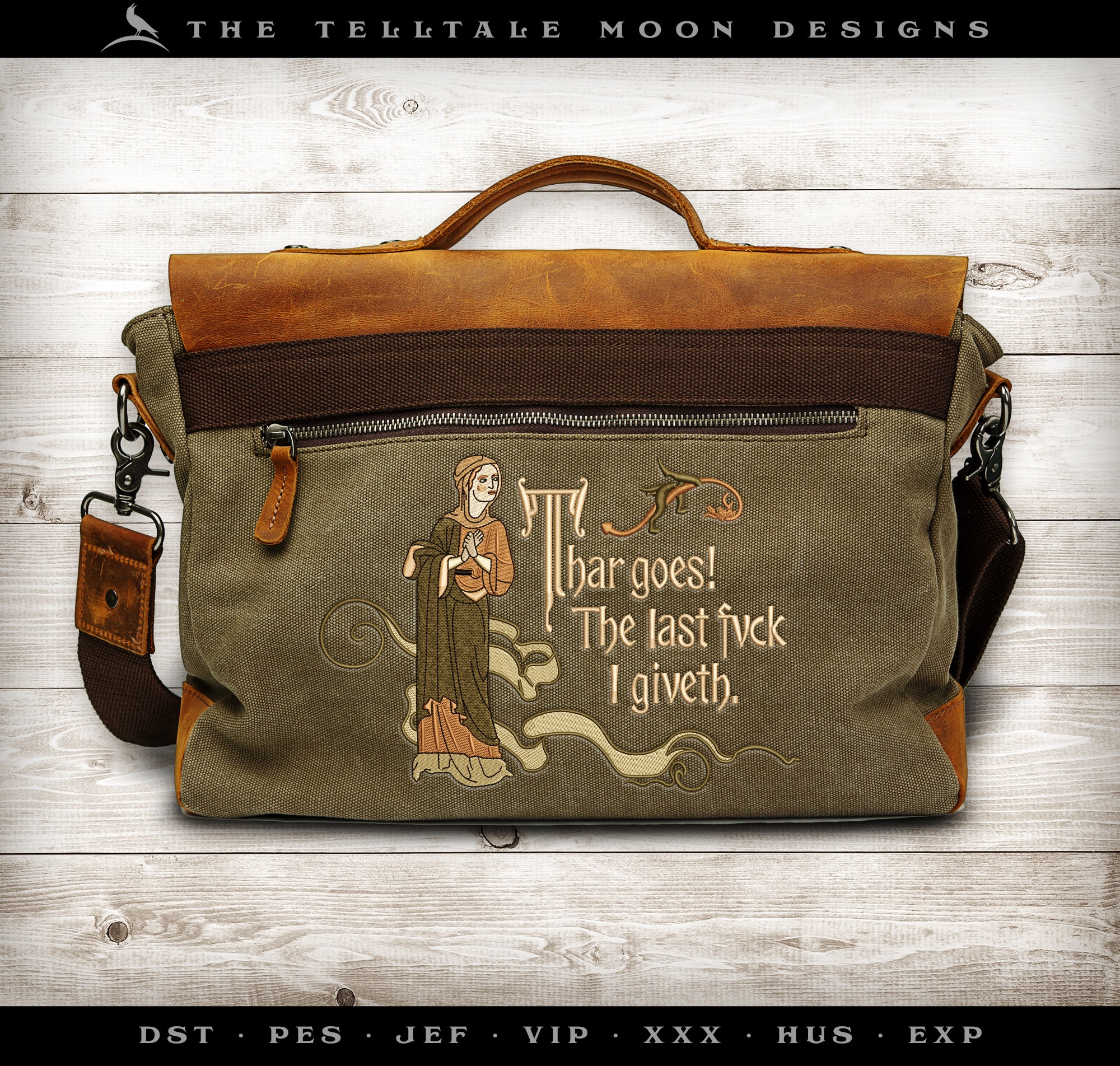 Embroidery: The Last Fvck I Giveth - Five Sizes About 6 to 9 Inches