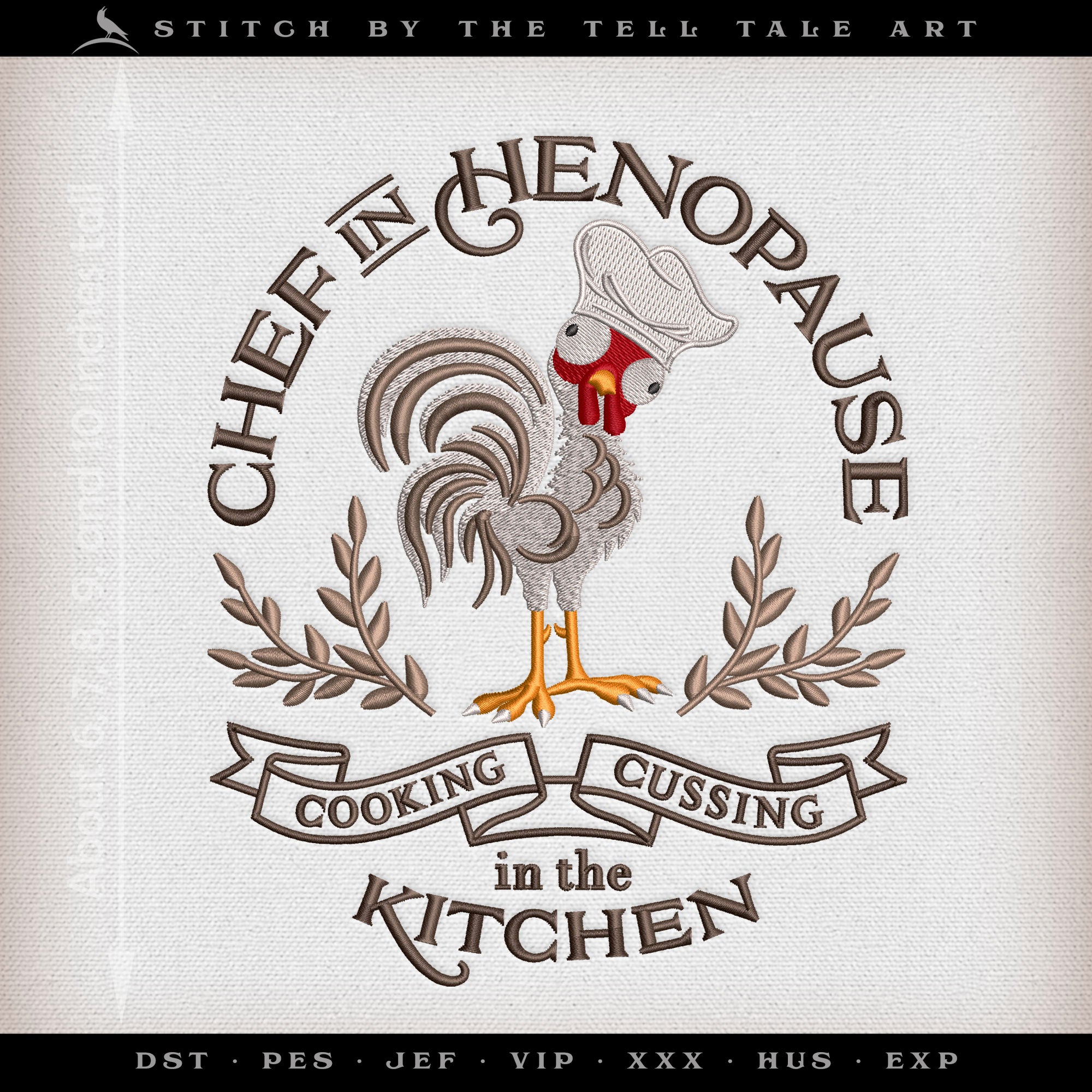 Chef in Henopause – Five Sizes 6 to 10 Inches Tall