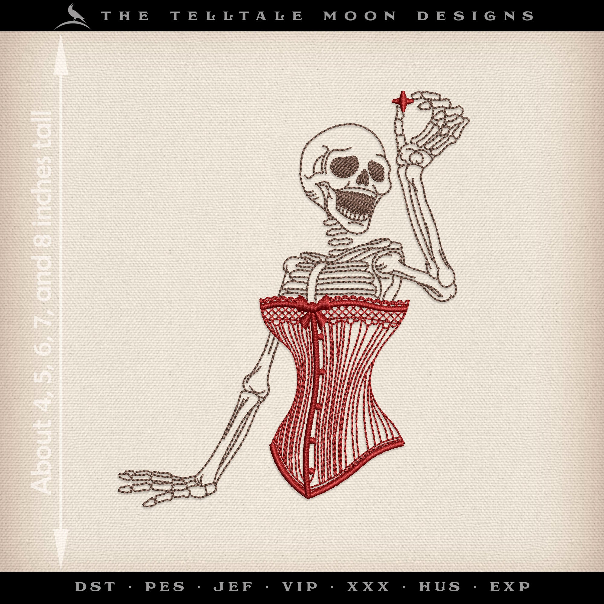 Embroidery: "Royal Corpus Corsets" - Three Styles - Six Sizes Each