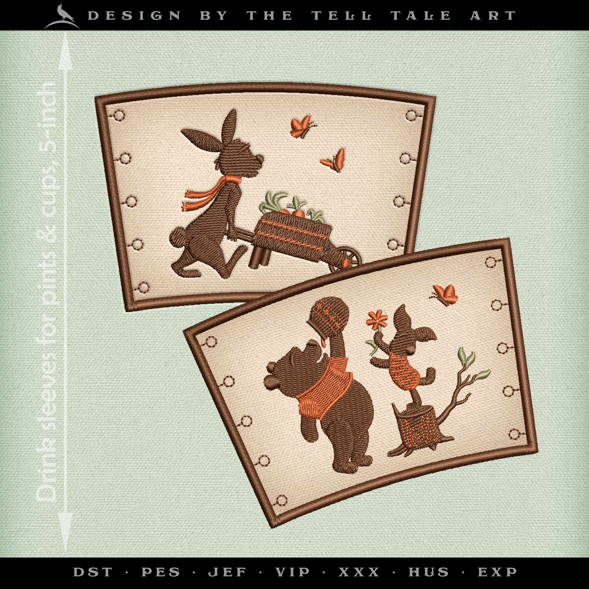 Hundred Acre Wood Homestead SET – Multiple Versions, Plus Pint Wrap & Coffee Cozies