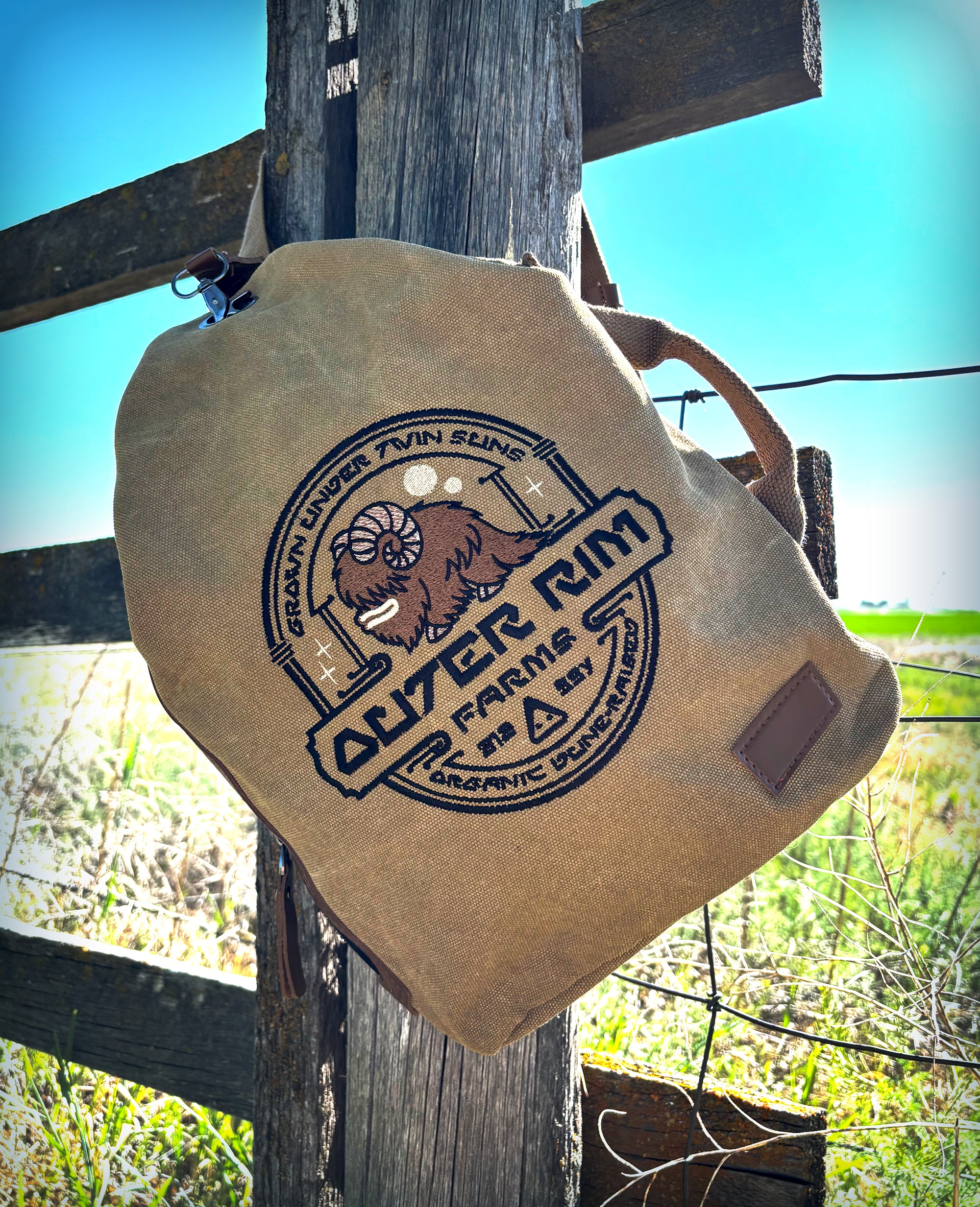 Outer Rim Farms Field Bag - Choose Fiction or English Style - Limited Handmade Goods