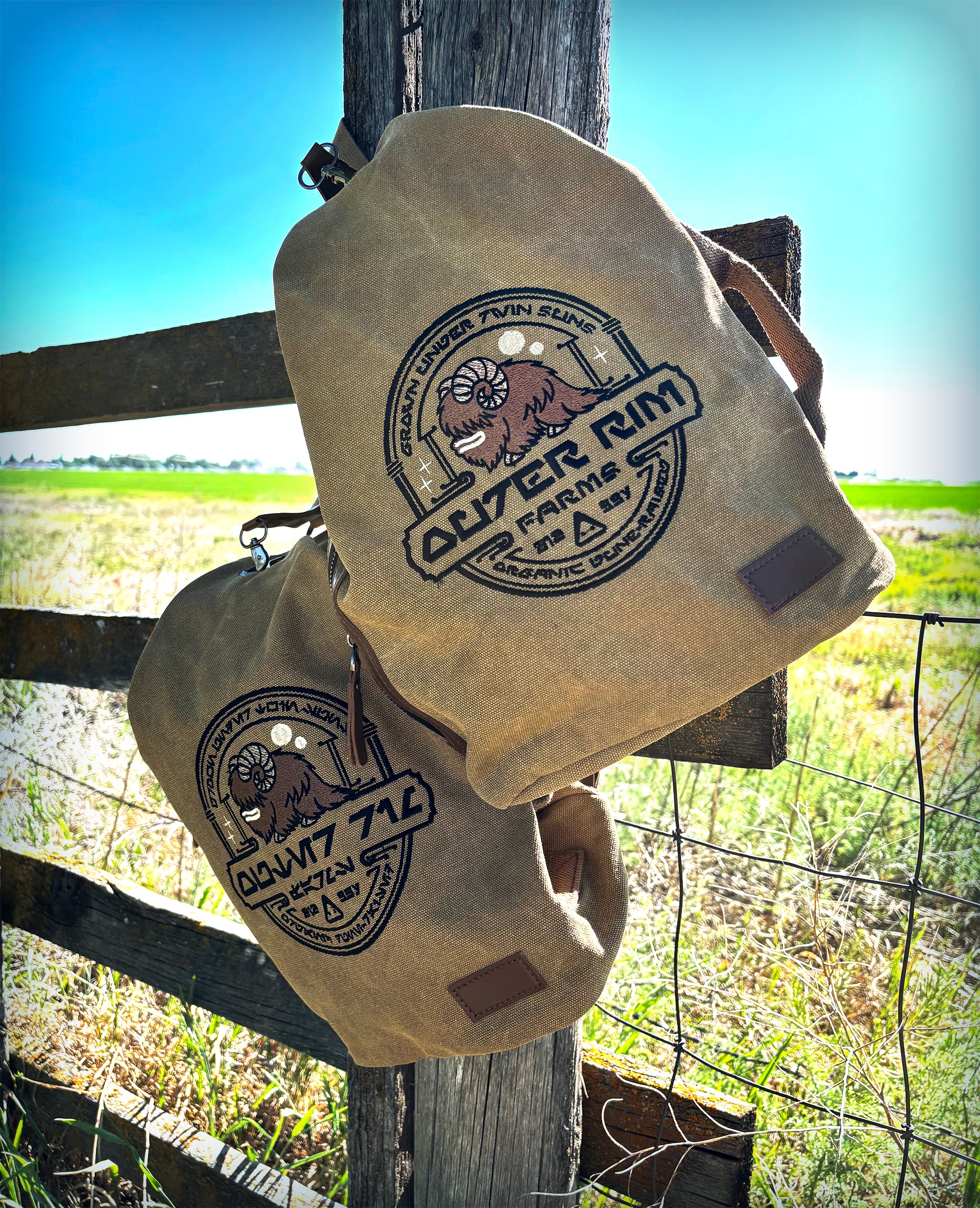Outer Rim Farms Field Bag - Choose Fiction or English Style - Limited Handmade Goods