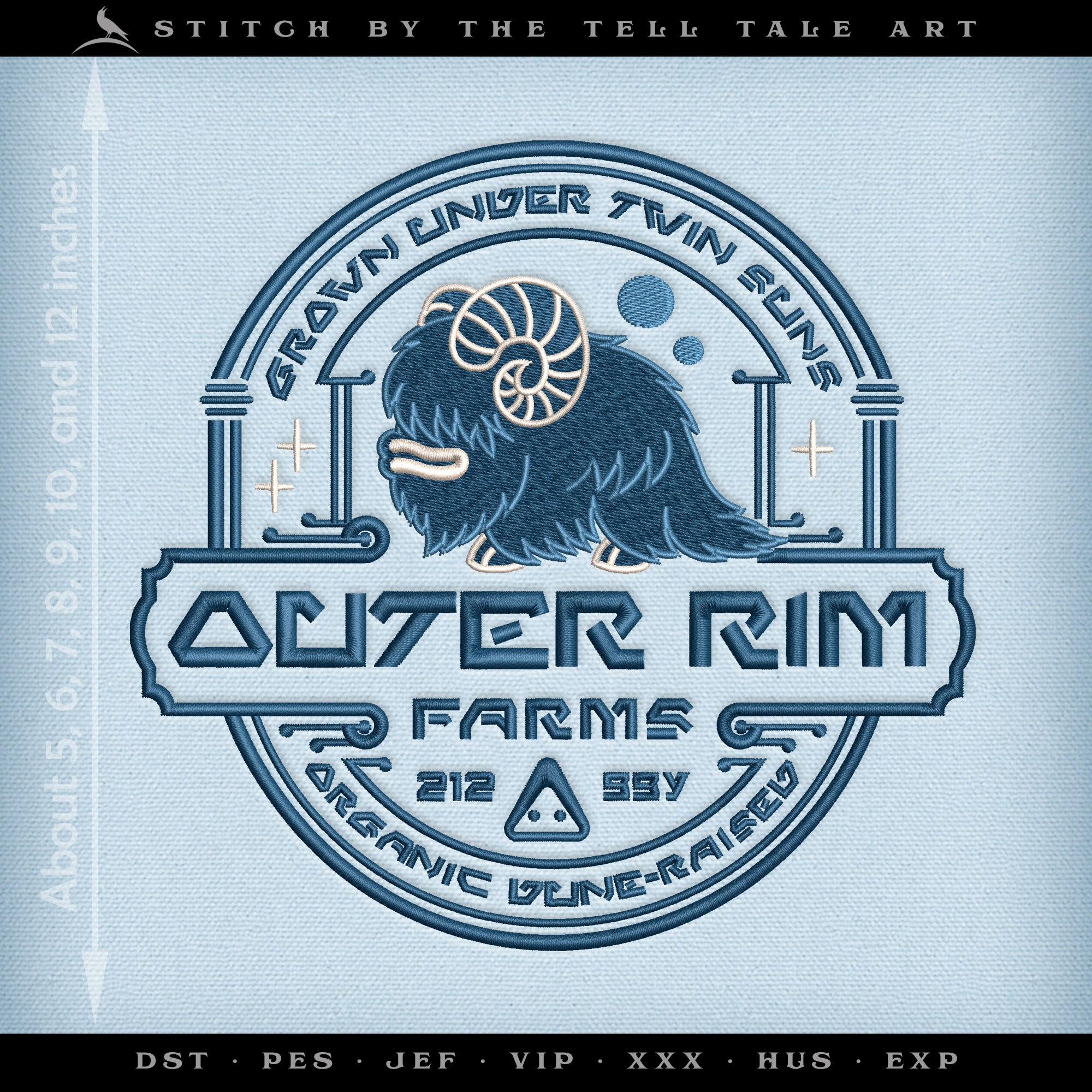 Outer Rim Farms Set – Sci-Fi Farm Logo – English & Fiction Versions