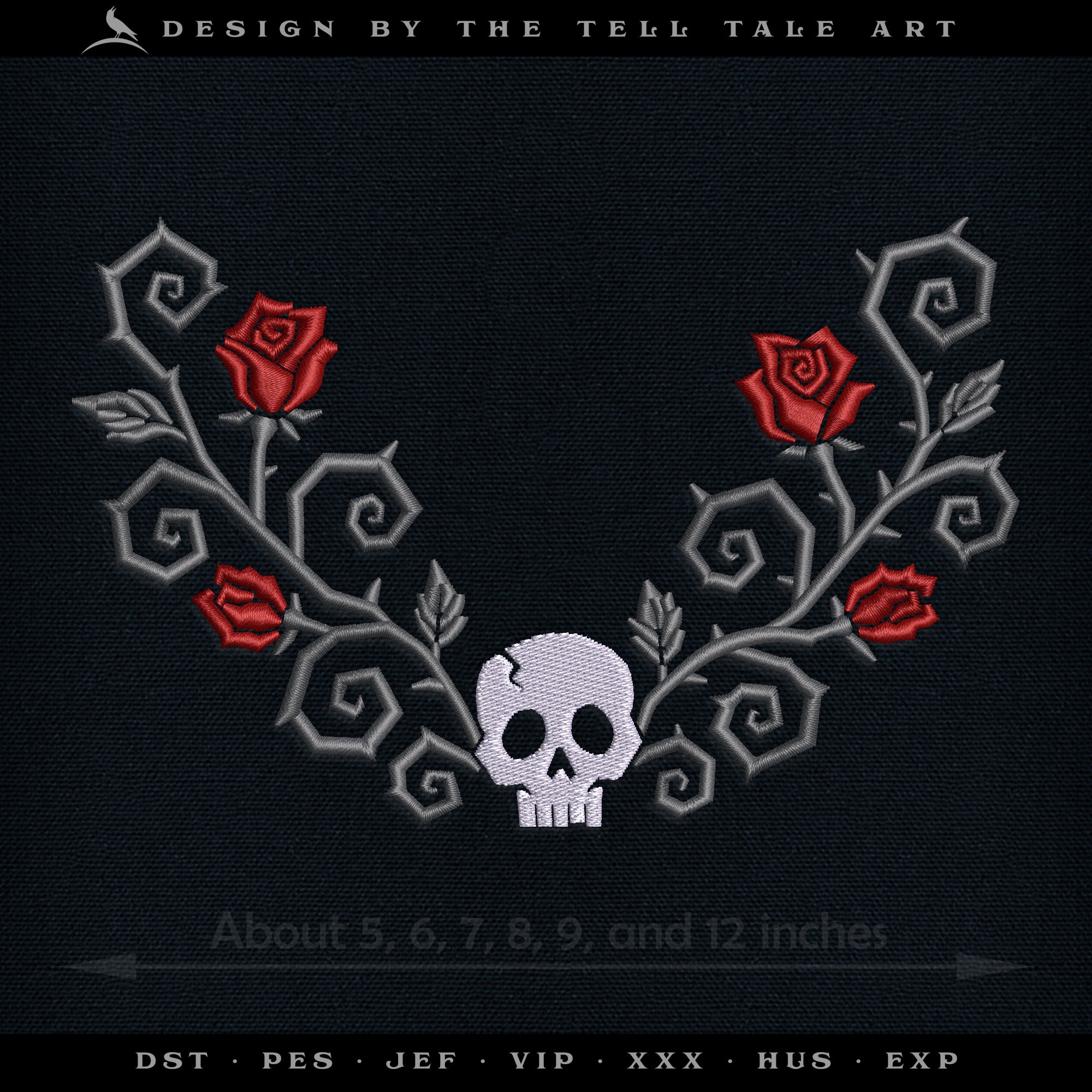 Gothic Whimsy Neckline Trim – Six Sizes from 6 to 12 Inches Wide