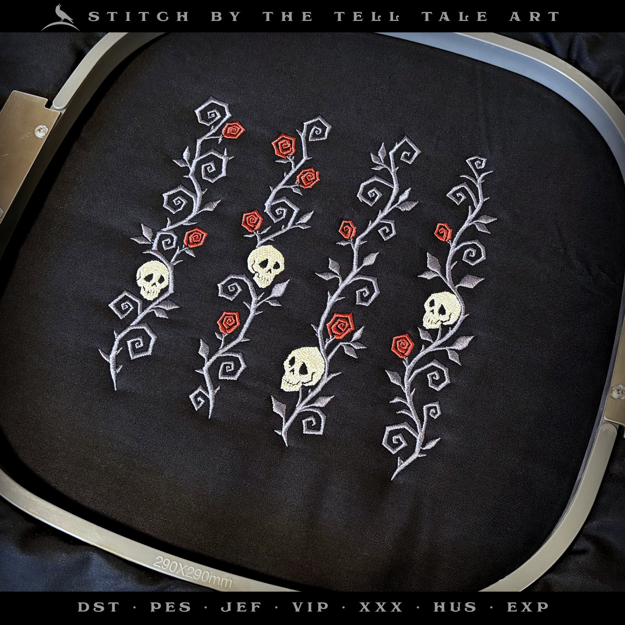 Gothic Whimsy Vertical Trims – Four Designs in Four Sizes Each, from 6.5 to 11.5 Inches