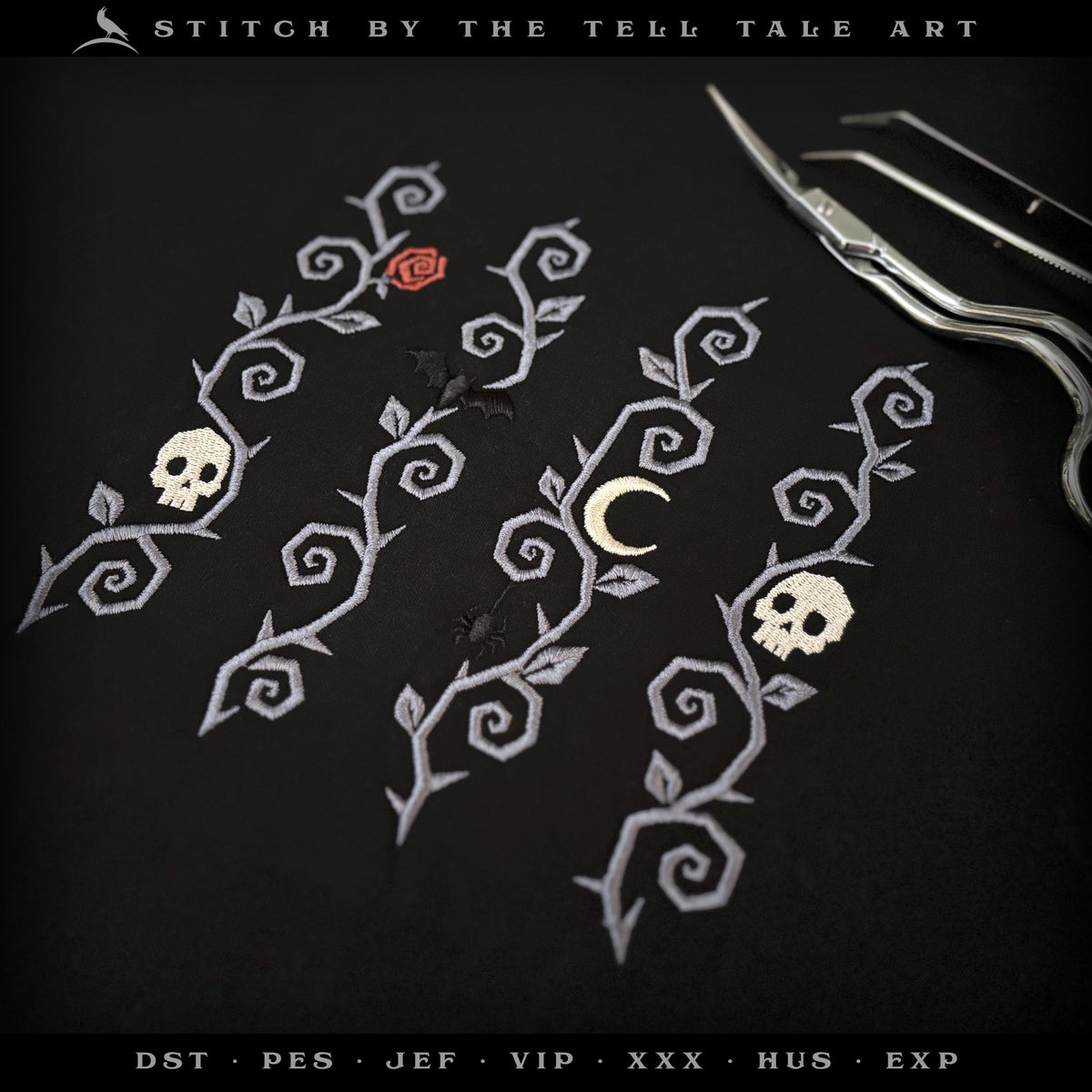 Gothic Whimsy Twisted Vine Trims – Four Styles – Five Sizes 4 to 11 Inches