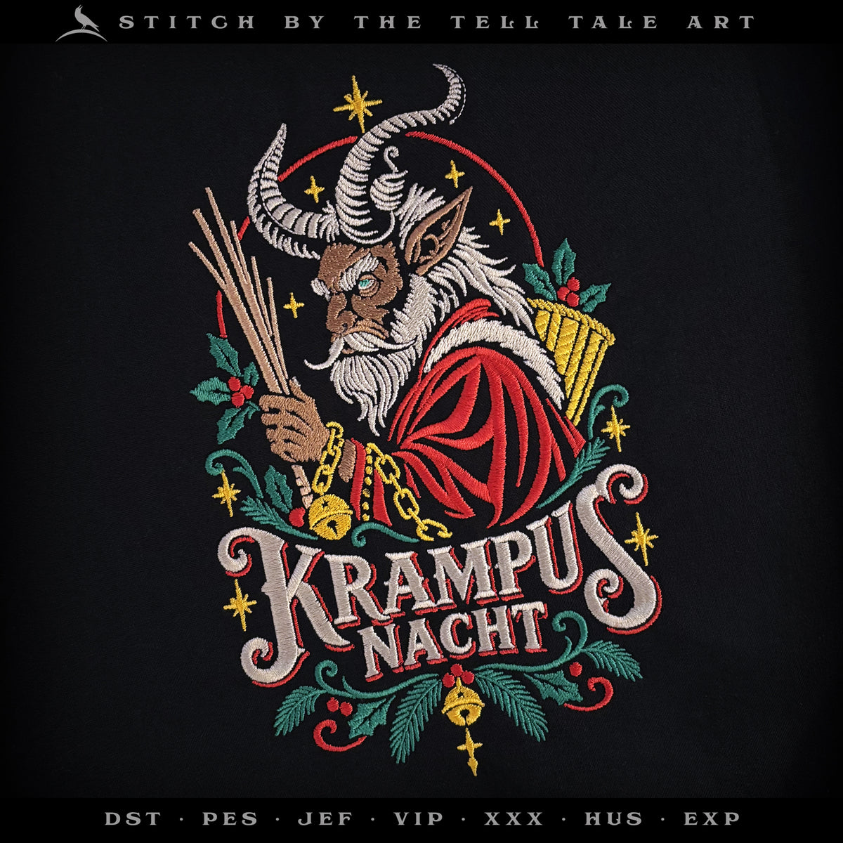 Krampusnacht – Vintage Krampus Christmas – Four Sizes 7.5 to 13.5 Inches