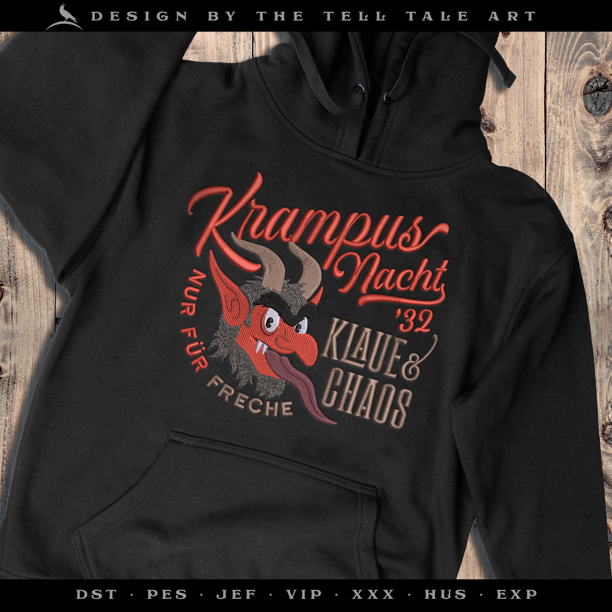 Krampusnacht ’32 – Five Sizes 5 to 9 Inches – Retro Krampus Design