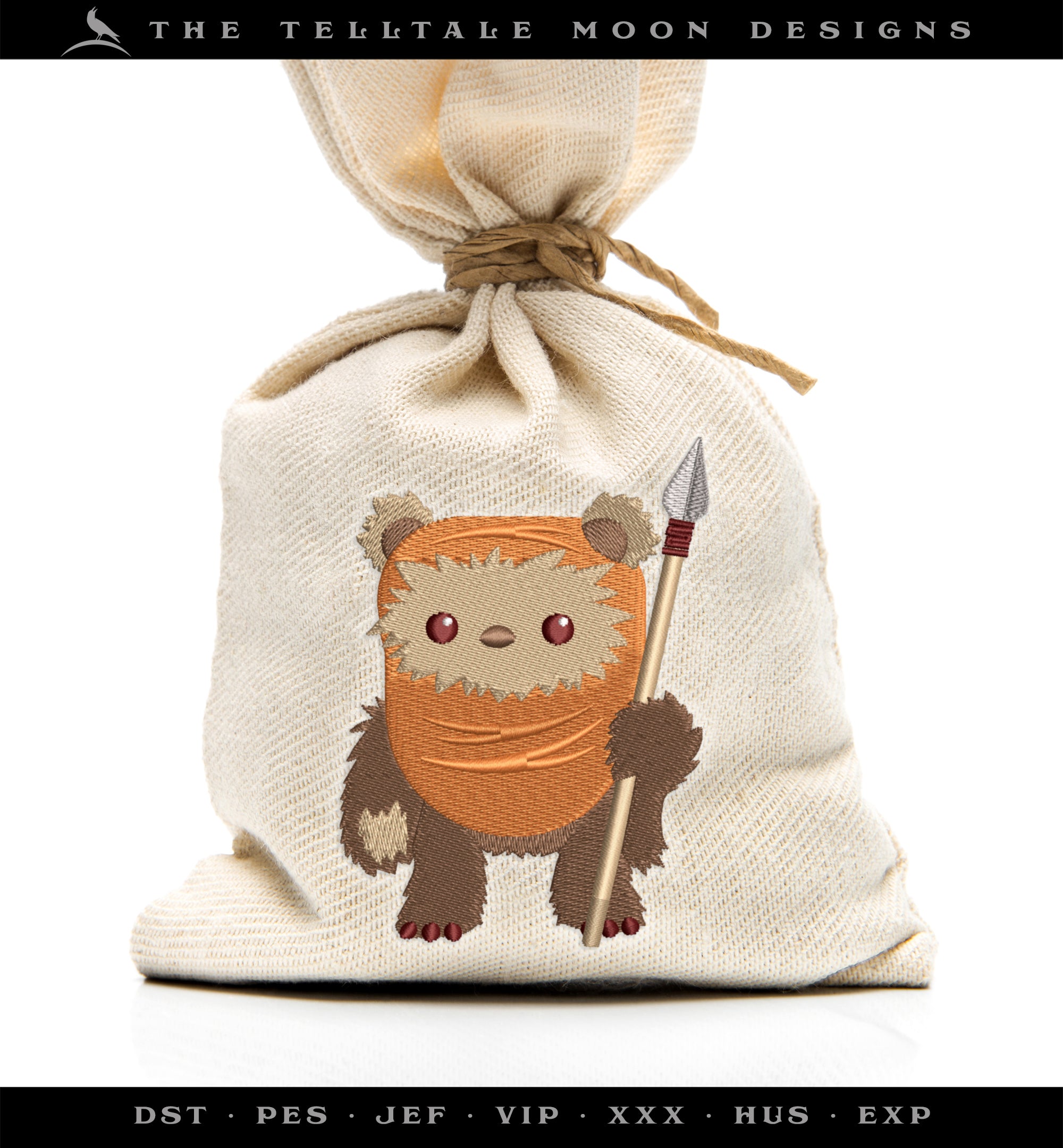 Embroidery: "Weewok" Space Hunter  - 4, 5, and 6 Inches - Seven Thread Colors