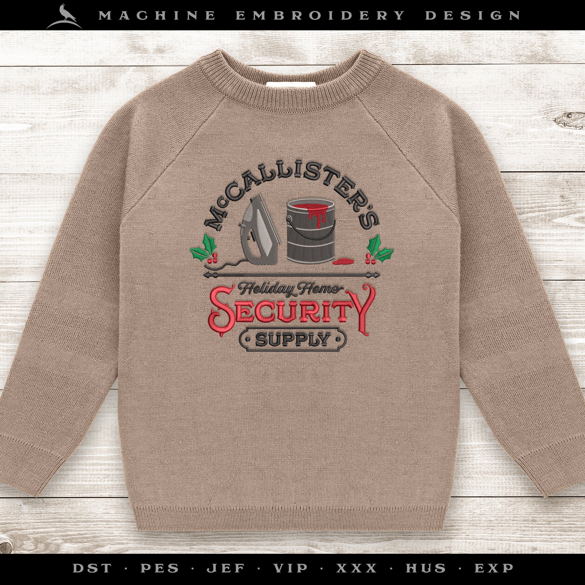 McCallister’s Holiday Home Security Supply – Five Sizes 5 to 10 Inches – Retro Hardware