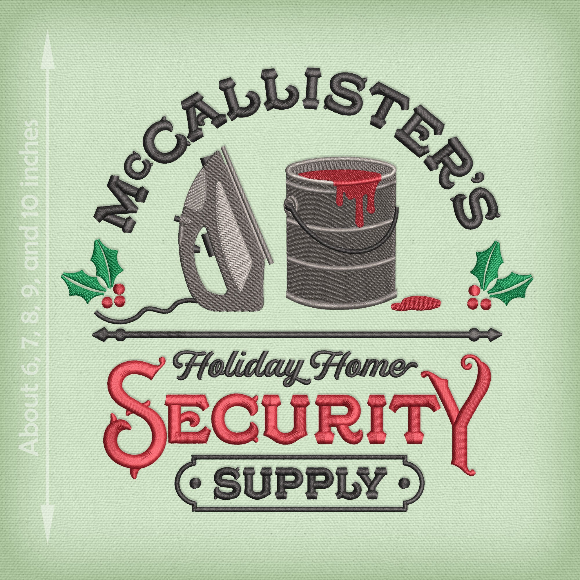McCallister’s Holiday Home Security Supply – Five Sizes 5 to 10 Inches – Retro Hardware