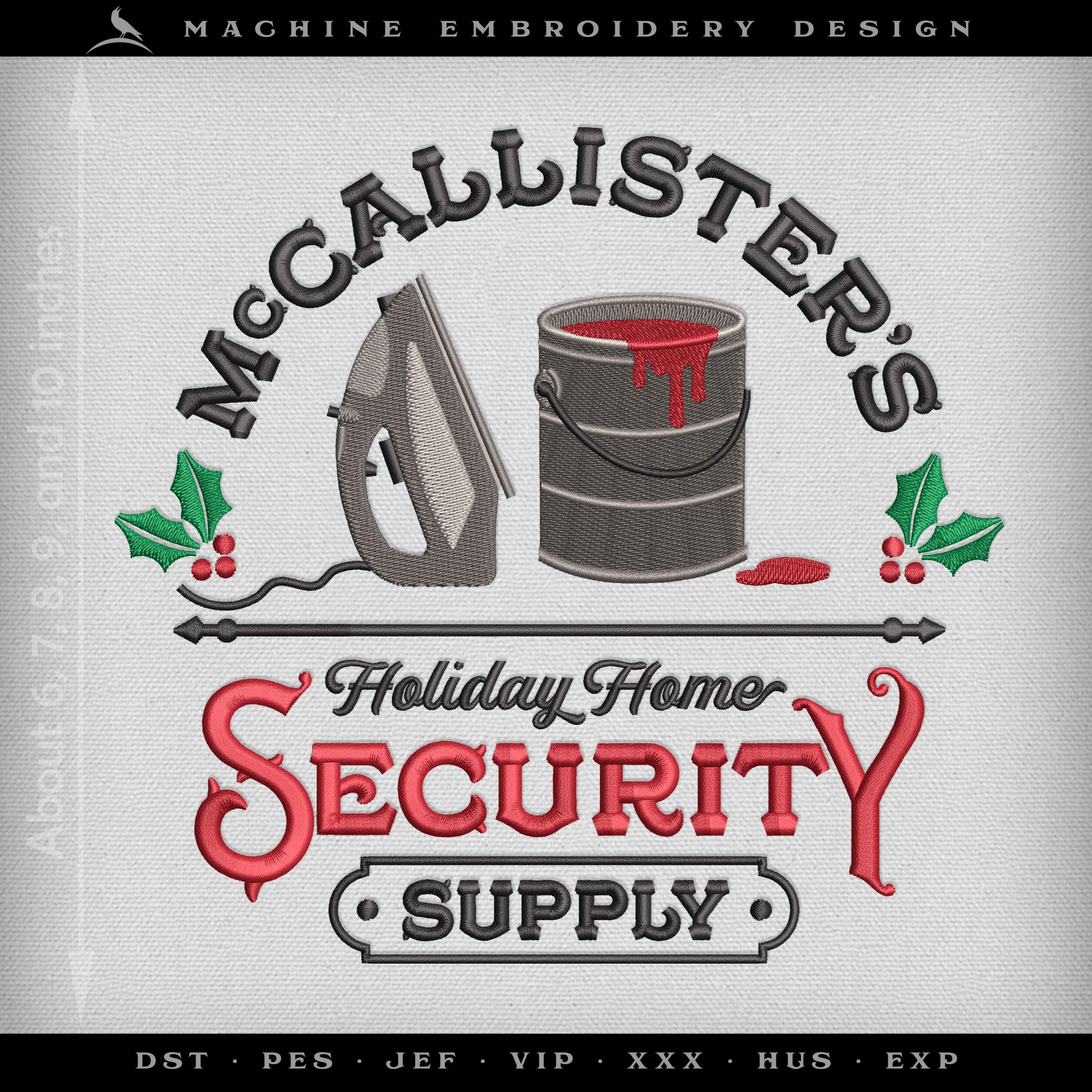 McCallister’s Holiday Home Security Supply – Five Sizes 5 to 10 Inches – Retro Hardware