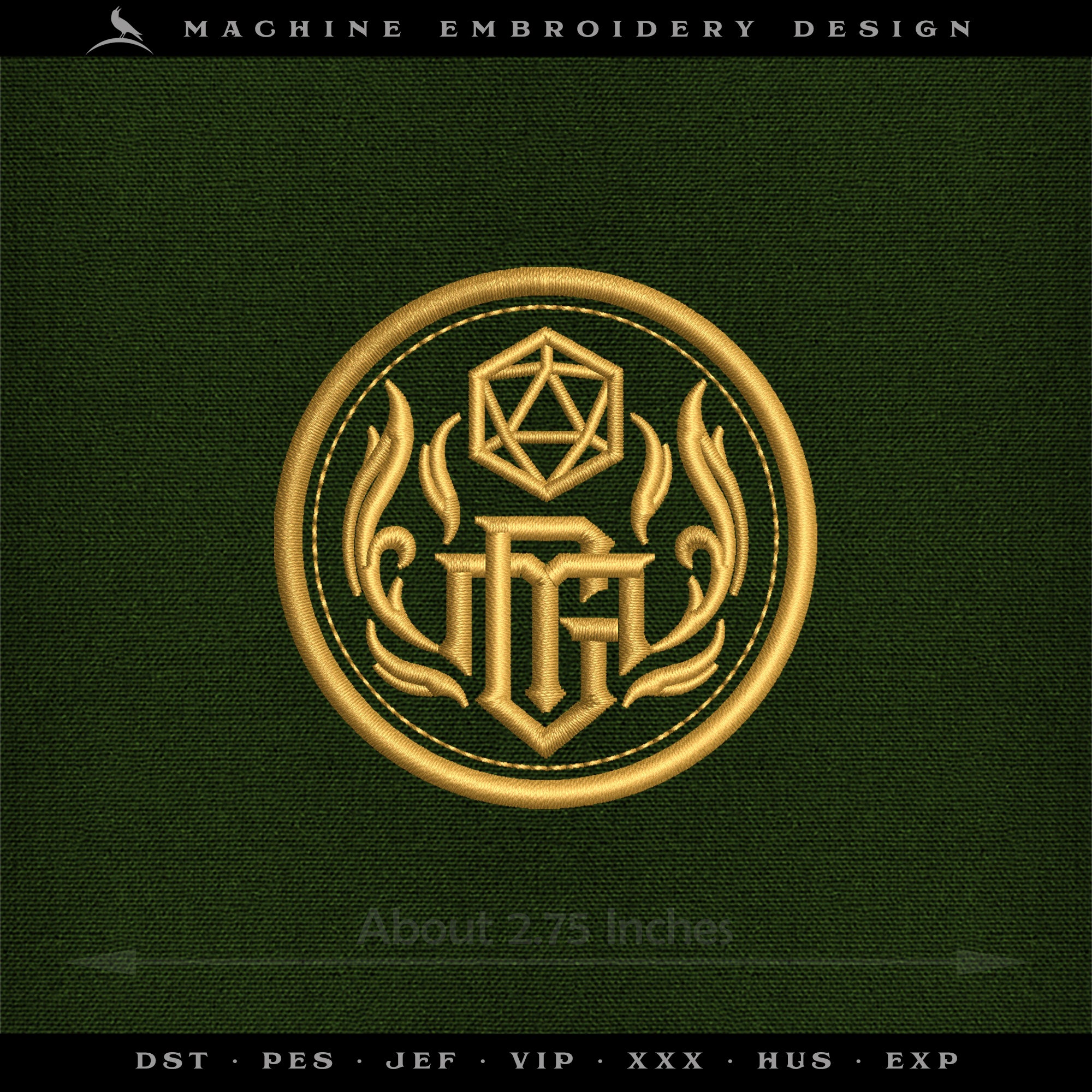 The Game Master Project Set – Heraldic RPG Embroidery Collection – Four Projects