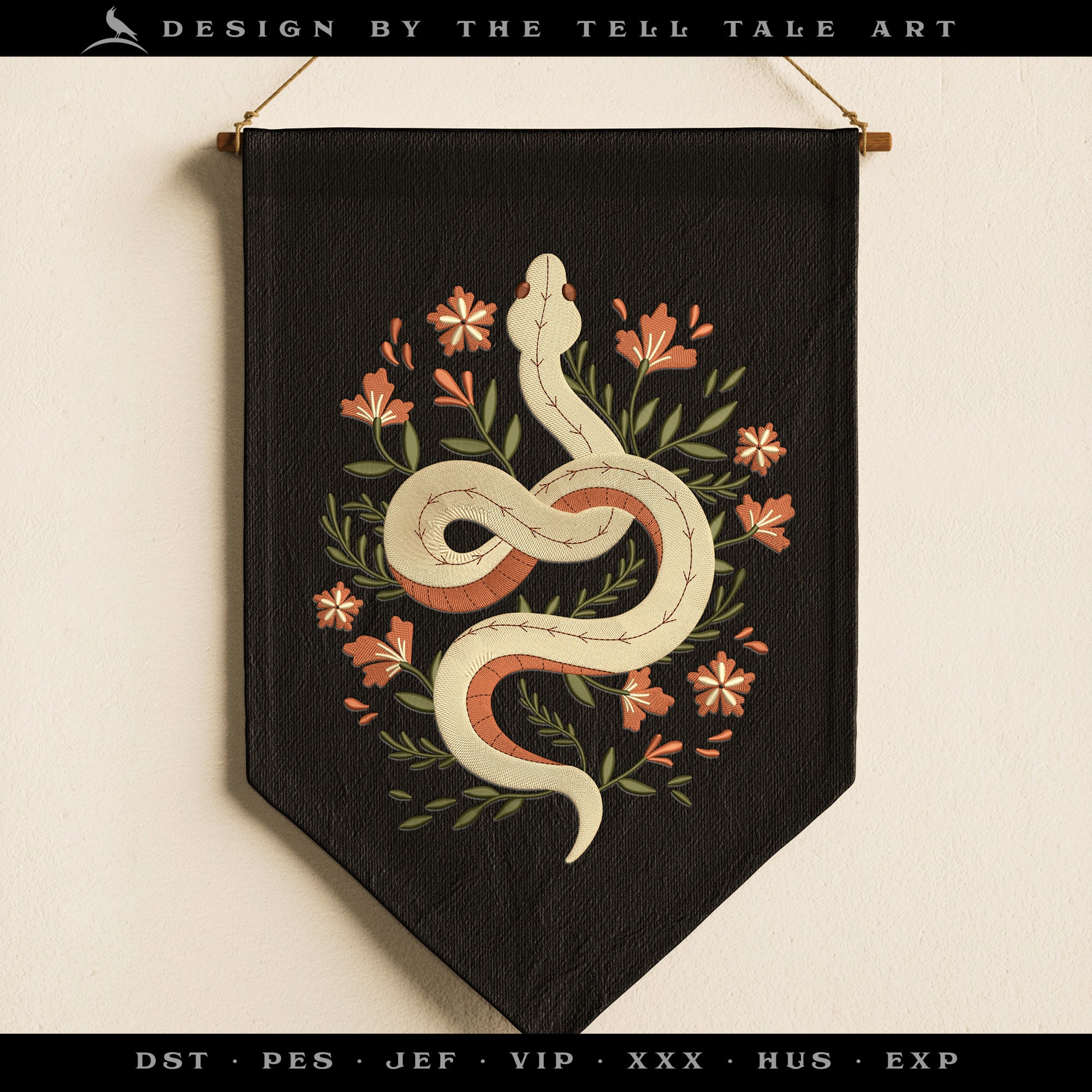 Floral Desert Snake – Eight Sizes 6 to 14 Inches