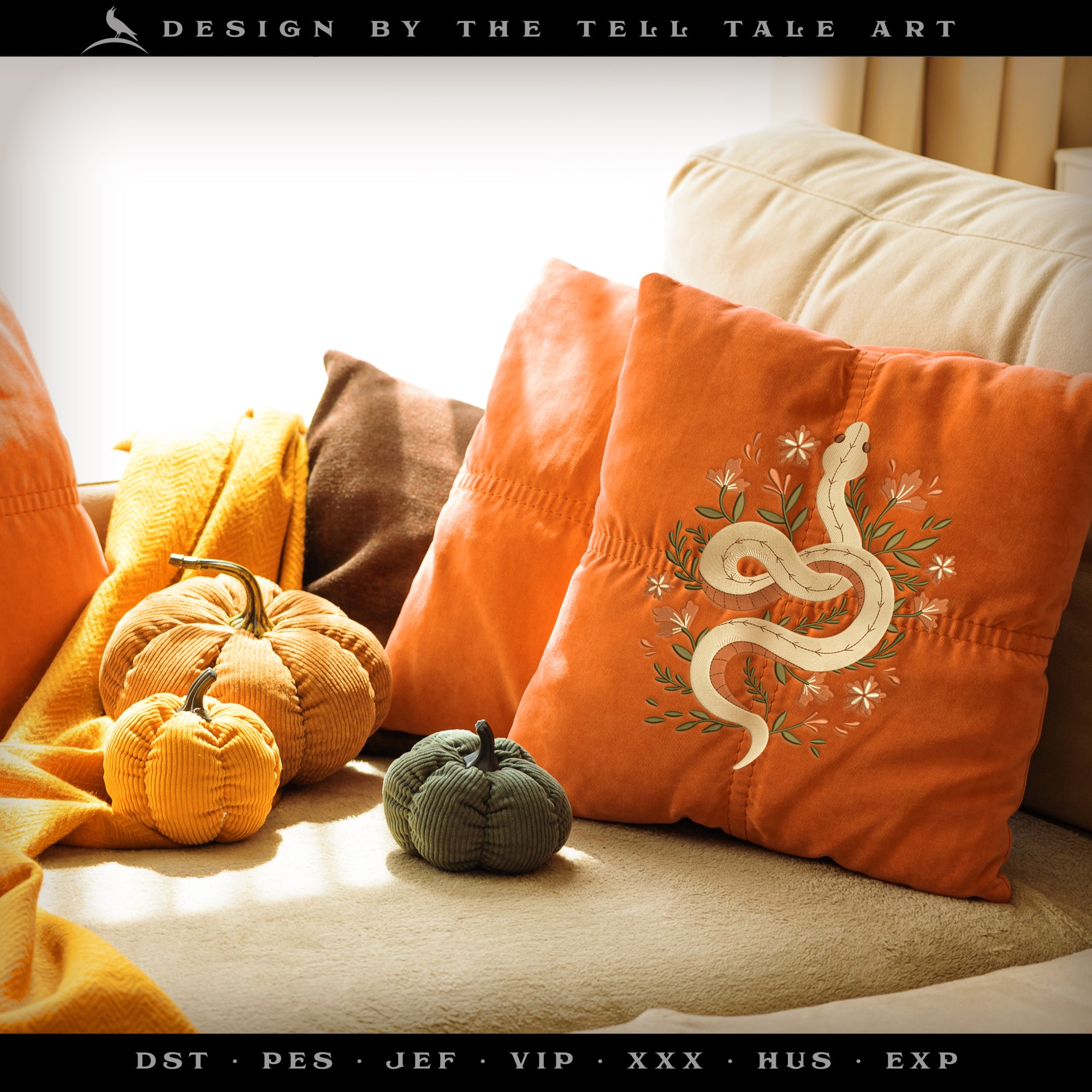 Floral Desert Snake – Eight Sizes 6 to 14 Inches