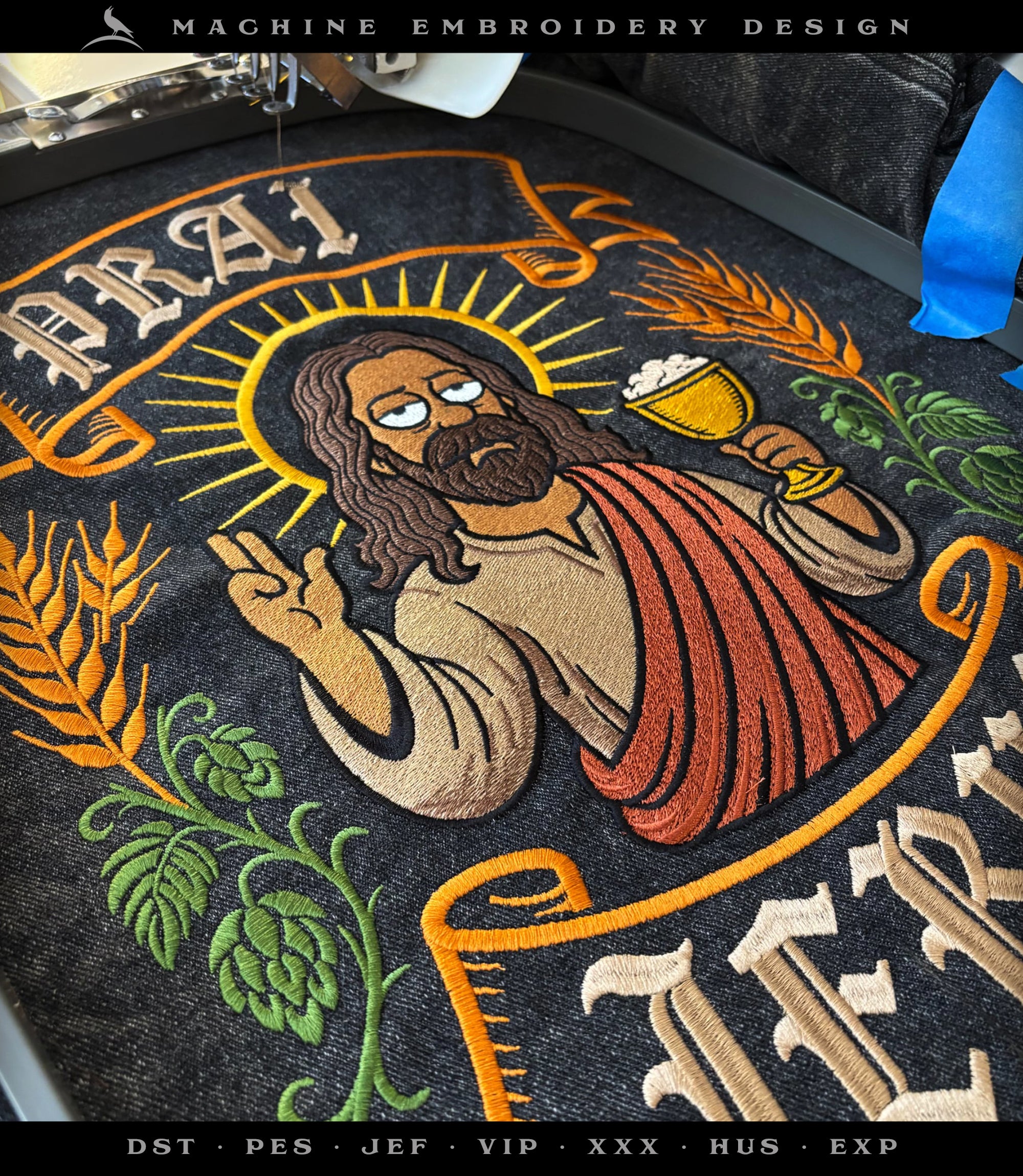 Praise Jebus – Satirical Springfield Saint – Sizes 7 to 18 Inches Tall