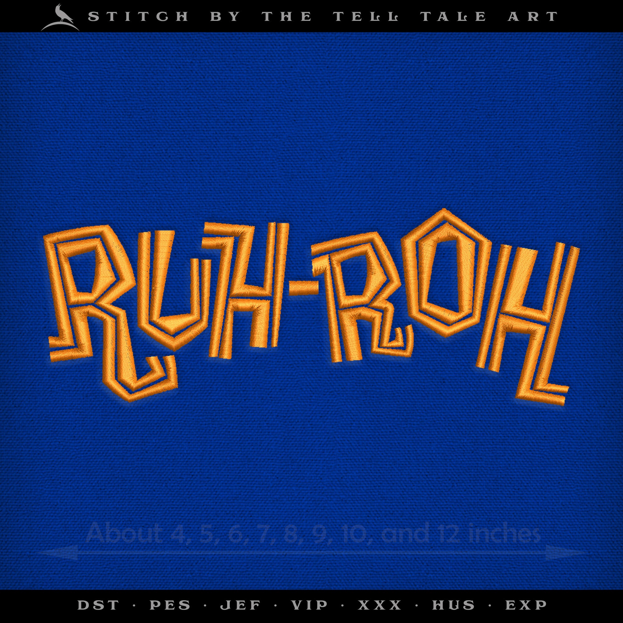 Ruh-Roh Tiki Design Set – Three Designs – Several Sizes 4 to 14 Inches