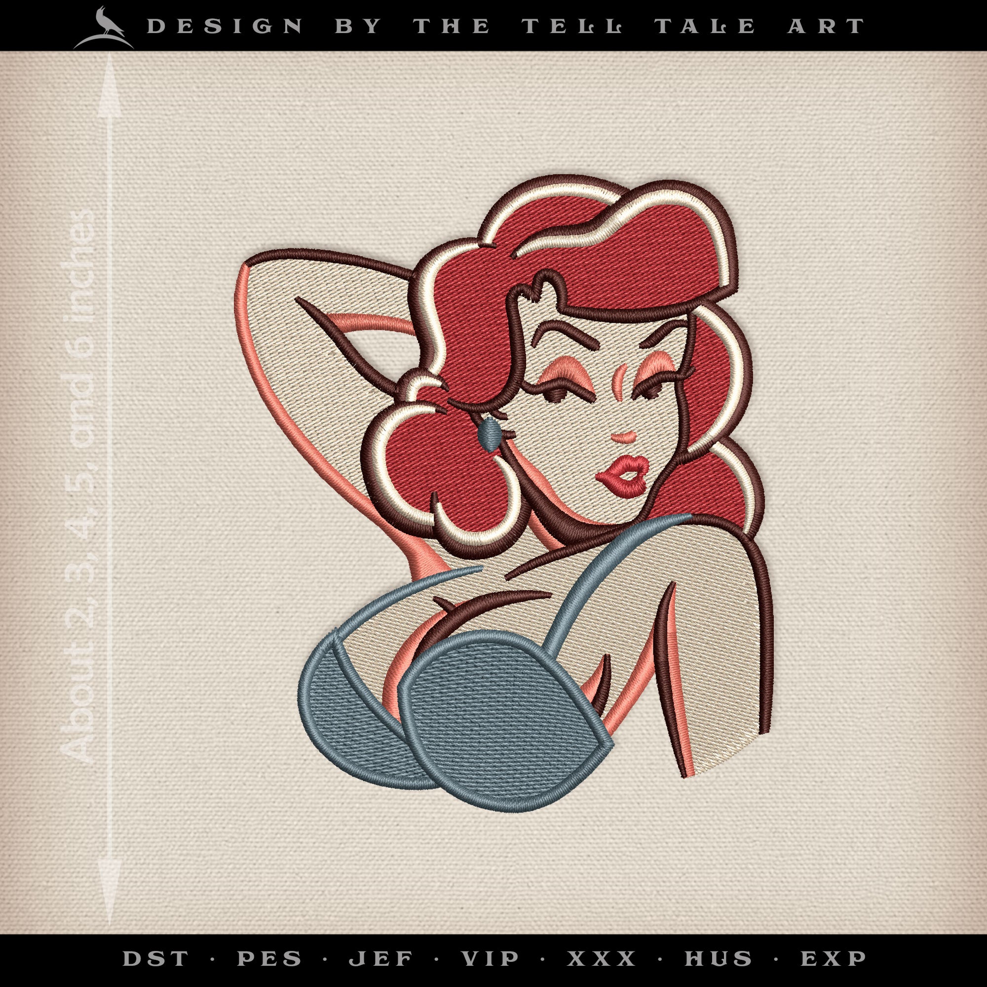Rumble Doll – Rockabilly Pinup – Ten Sizes 4 to 12 Inches, Plus Pinup Girl 2 to 6 Inches