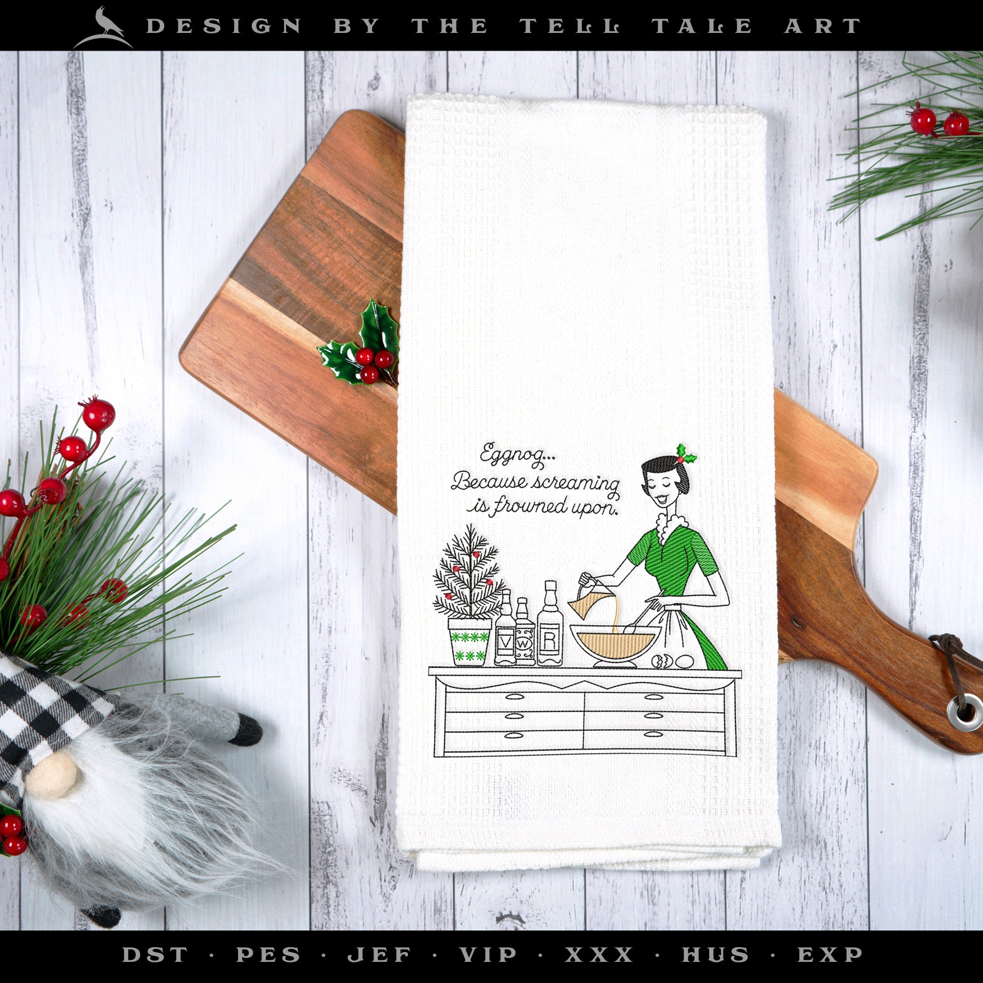 Eggnog… Because Screaming Is Frowned Upon – Five Sizes 5 to 9 Inches