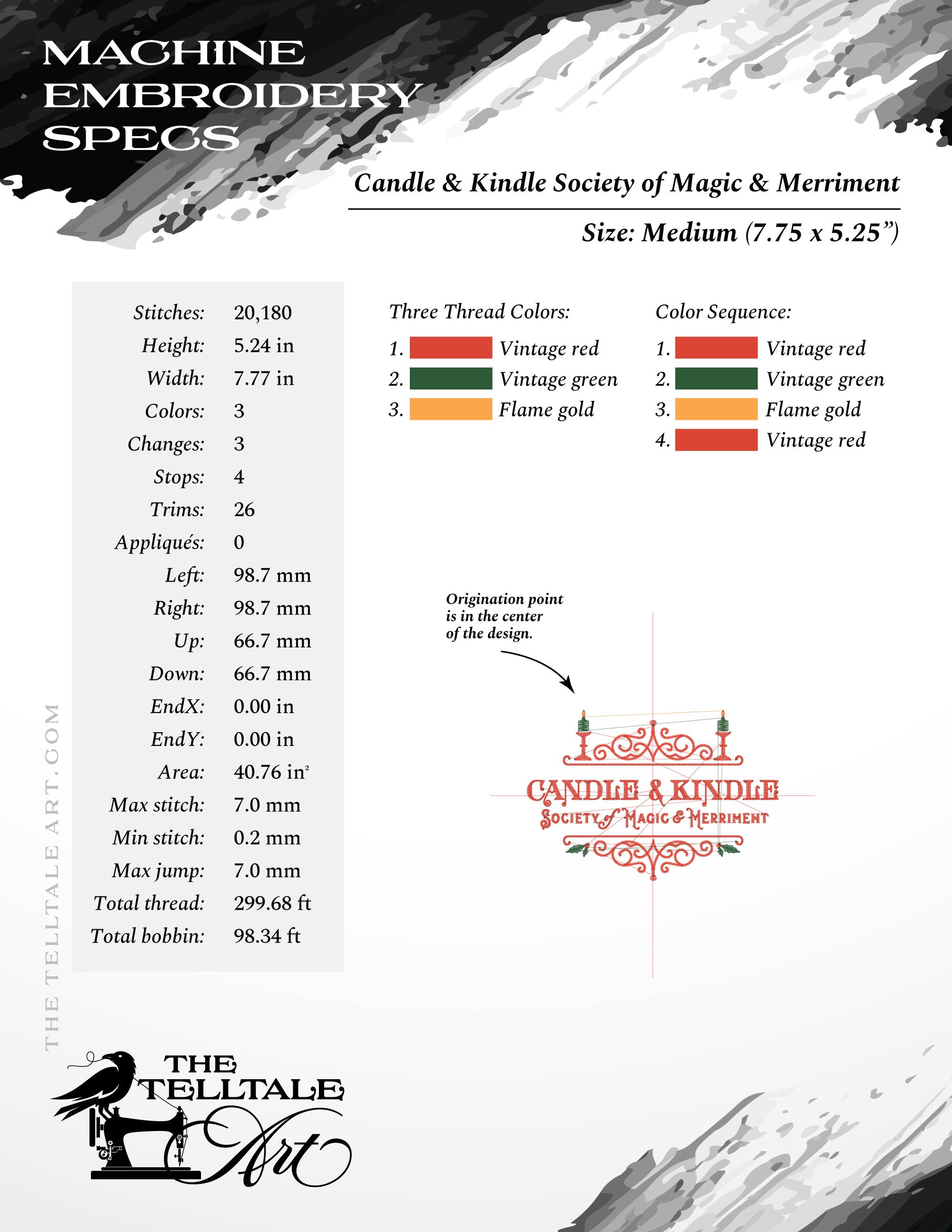 Candle & Kindle Society of Magic & Merriment – Five Sizes 6 to 10 Inches