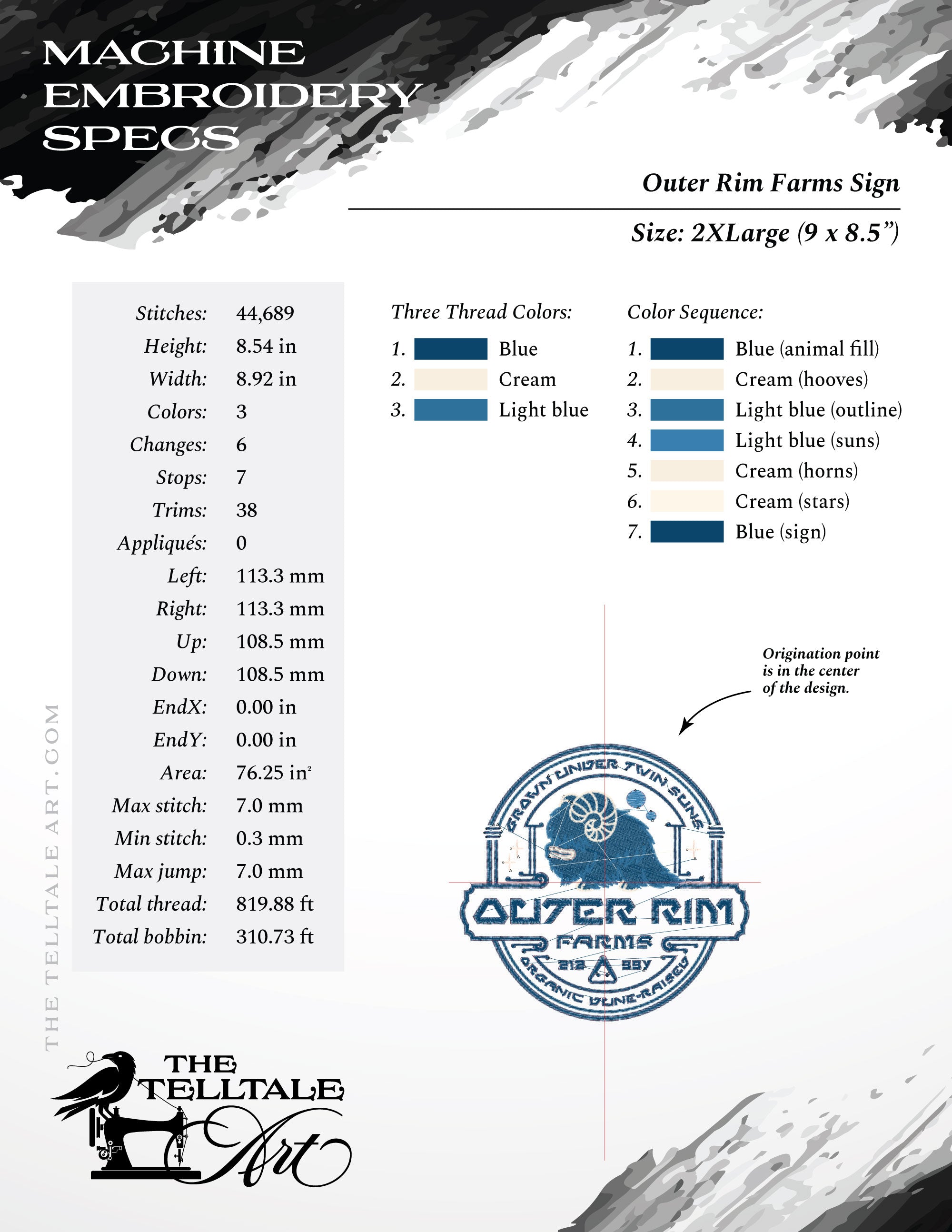 Outer Rim Farms Set – Sci-Fi Farm Logo – English & Fiction Versions