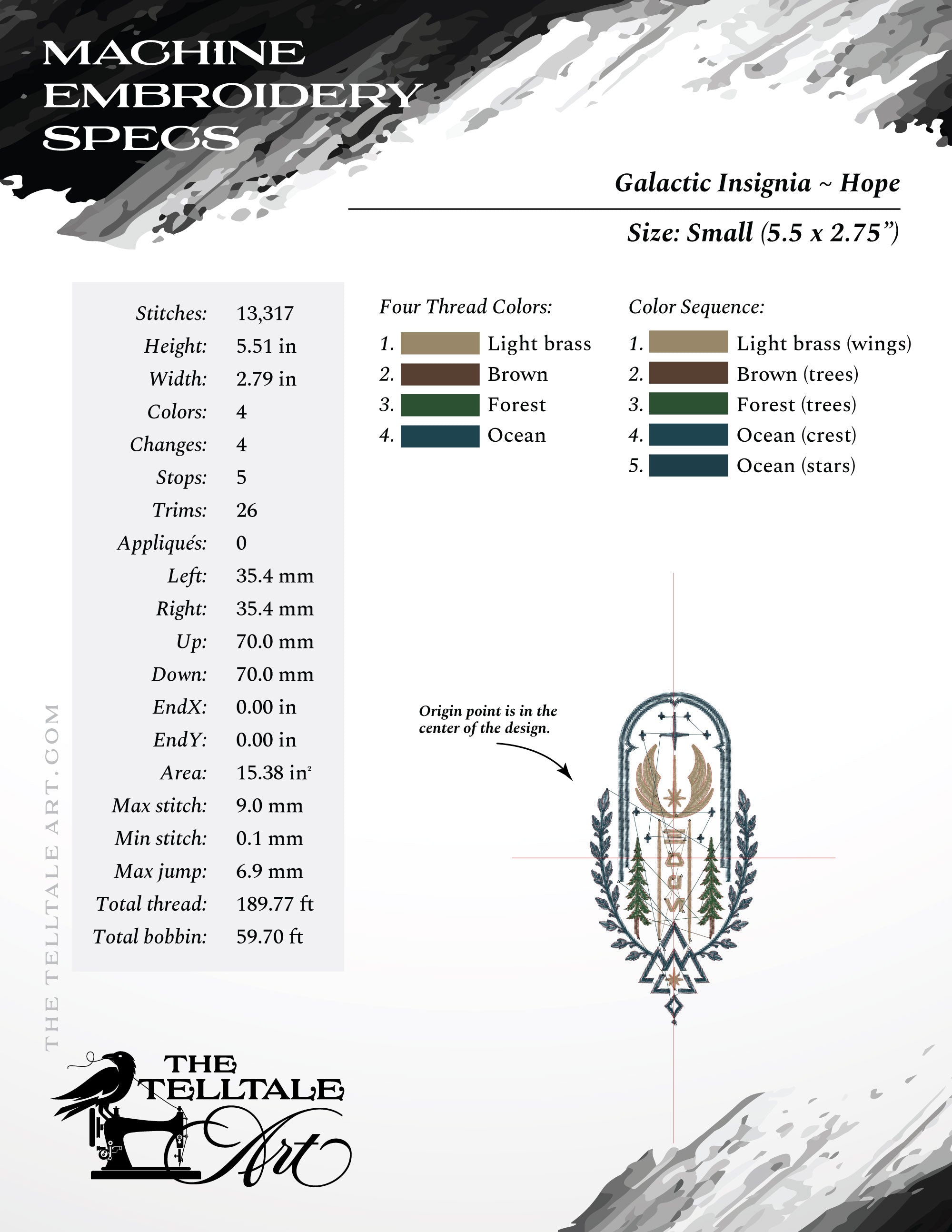 Galactic "Hope" Rebel Insignia – Fictional Crest – Seven Sizes 6 to 16 Inches Tall