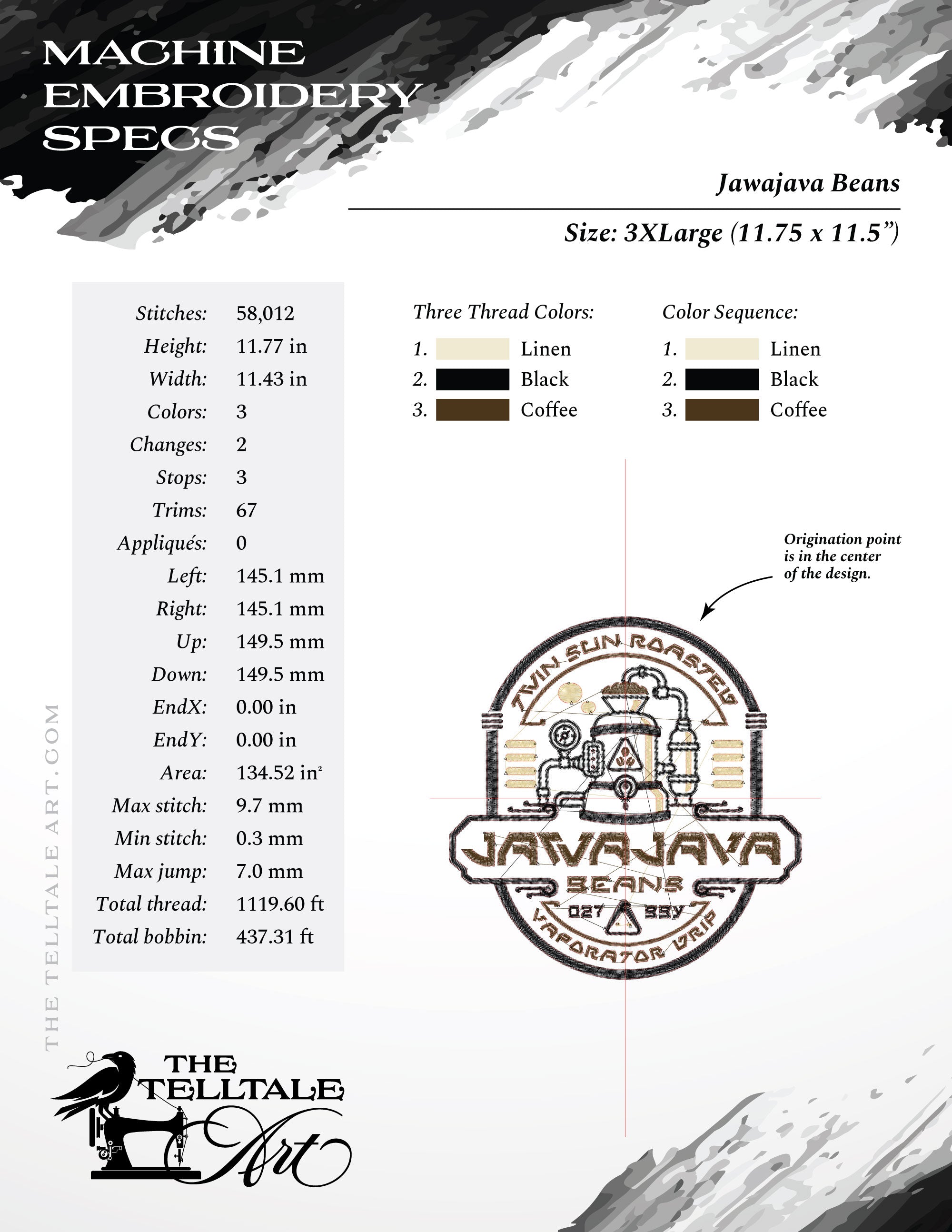 Jawa Java Beans – Galactic Coffee Roastery – Several Sizes 5 to 13 Inches Tall
