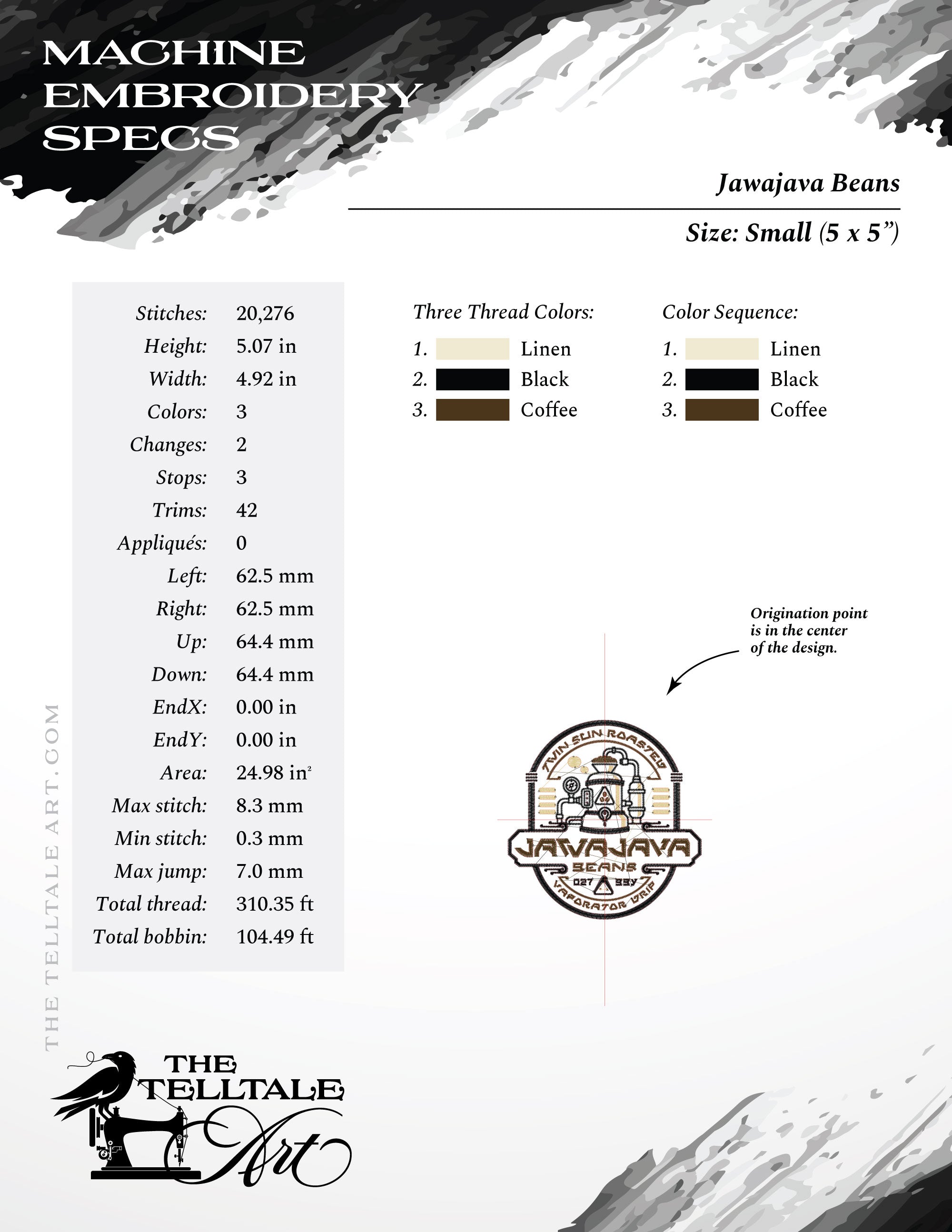Jawa Java Beans – Galactic Coffee Roastery – Several Sizes 5 to 13 Inches Tall