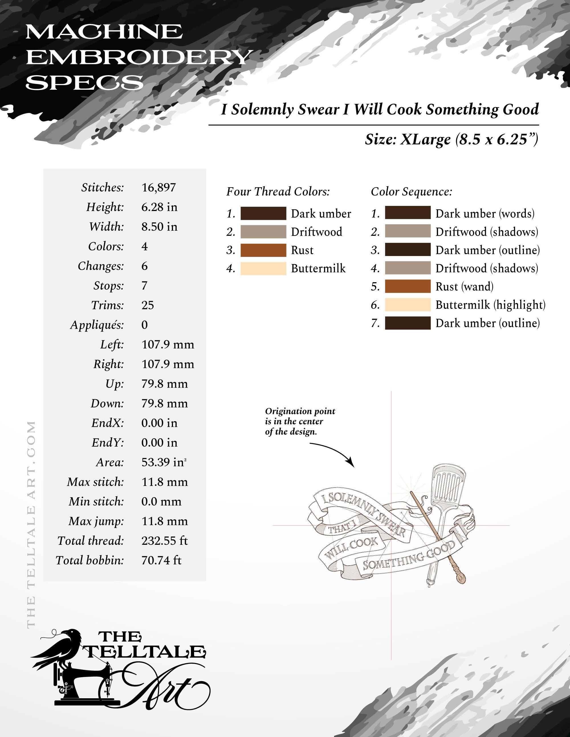 I Solemnly Swear That I Will Cook Something Good – Seven Sizes 6 to 12 Inches