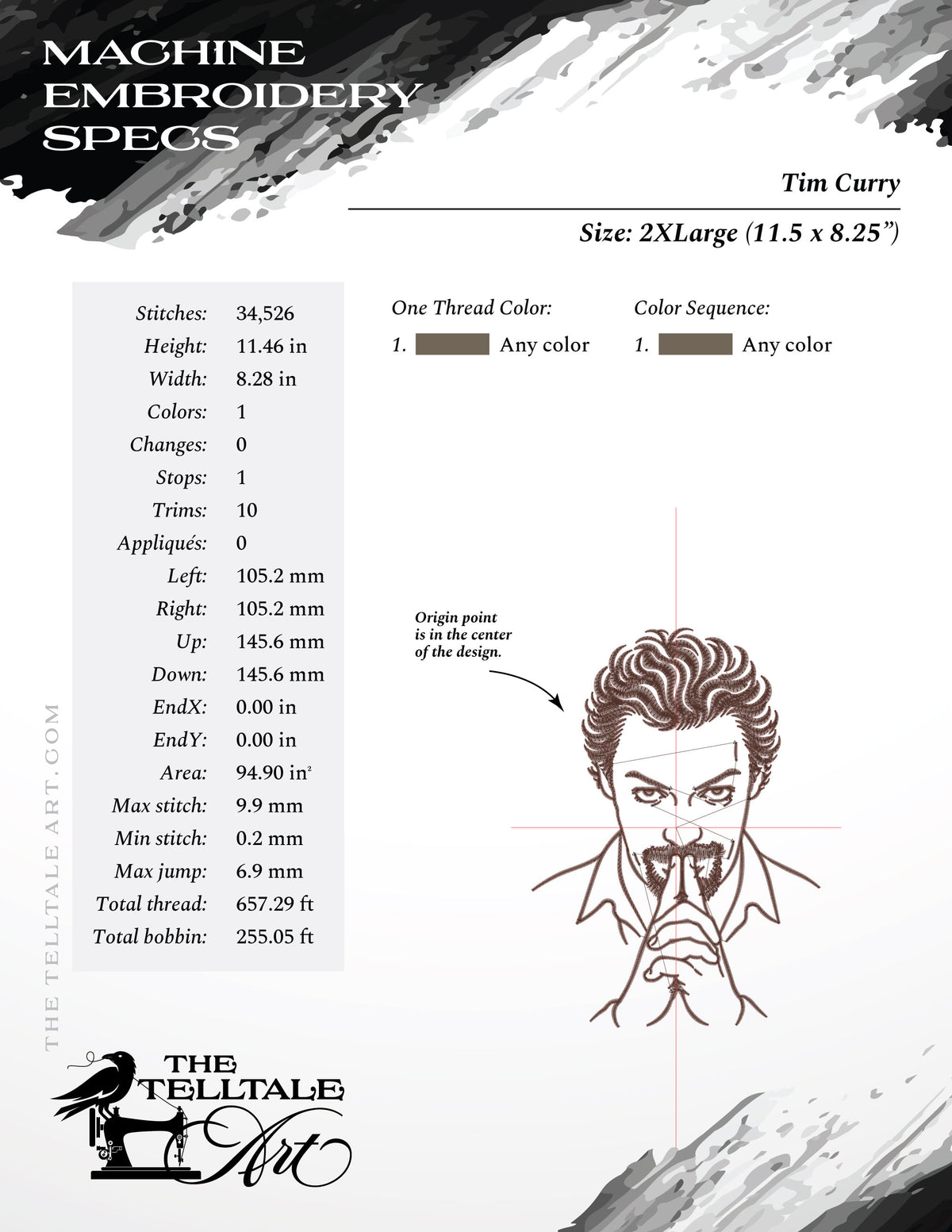 Tim Curry – Five Sizes 6 to 11 Inches – Portrait Tribute