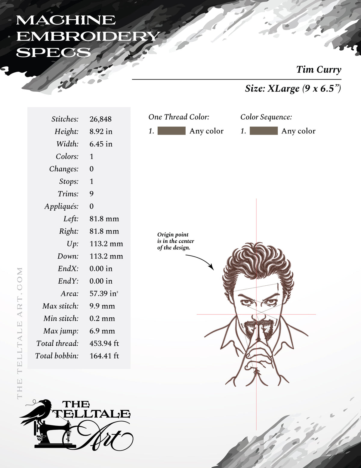Tim Curry – Five Sizes 6 to 11 Inches – Portrait Tribute