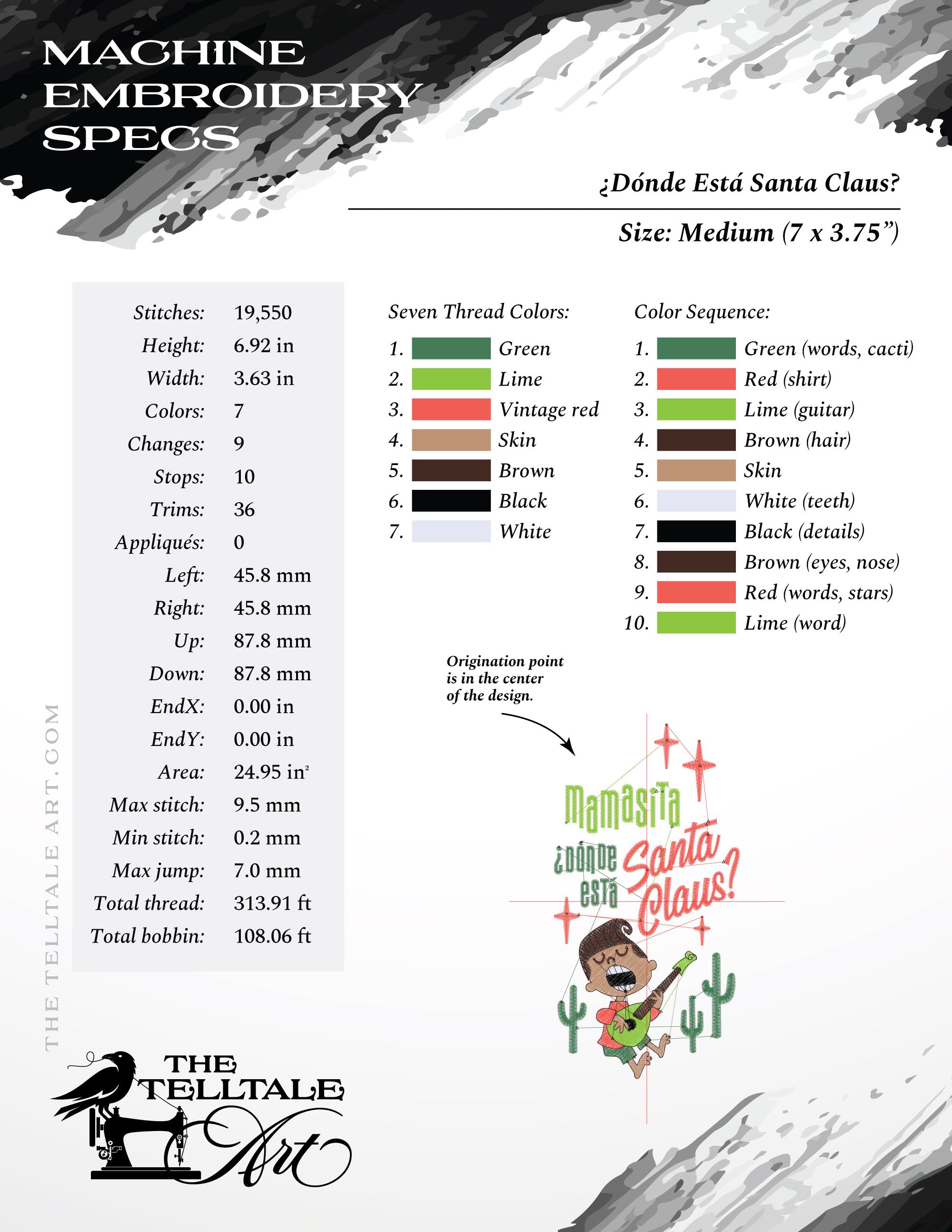 Mamasita, ¿Dónde Está Santa Claus? – Six Sizes 6 to 10 Inches + Parts Set – Midcentury Christmas