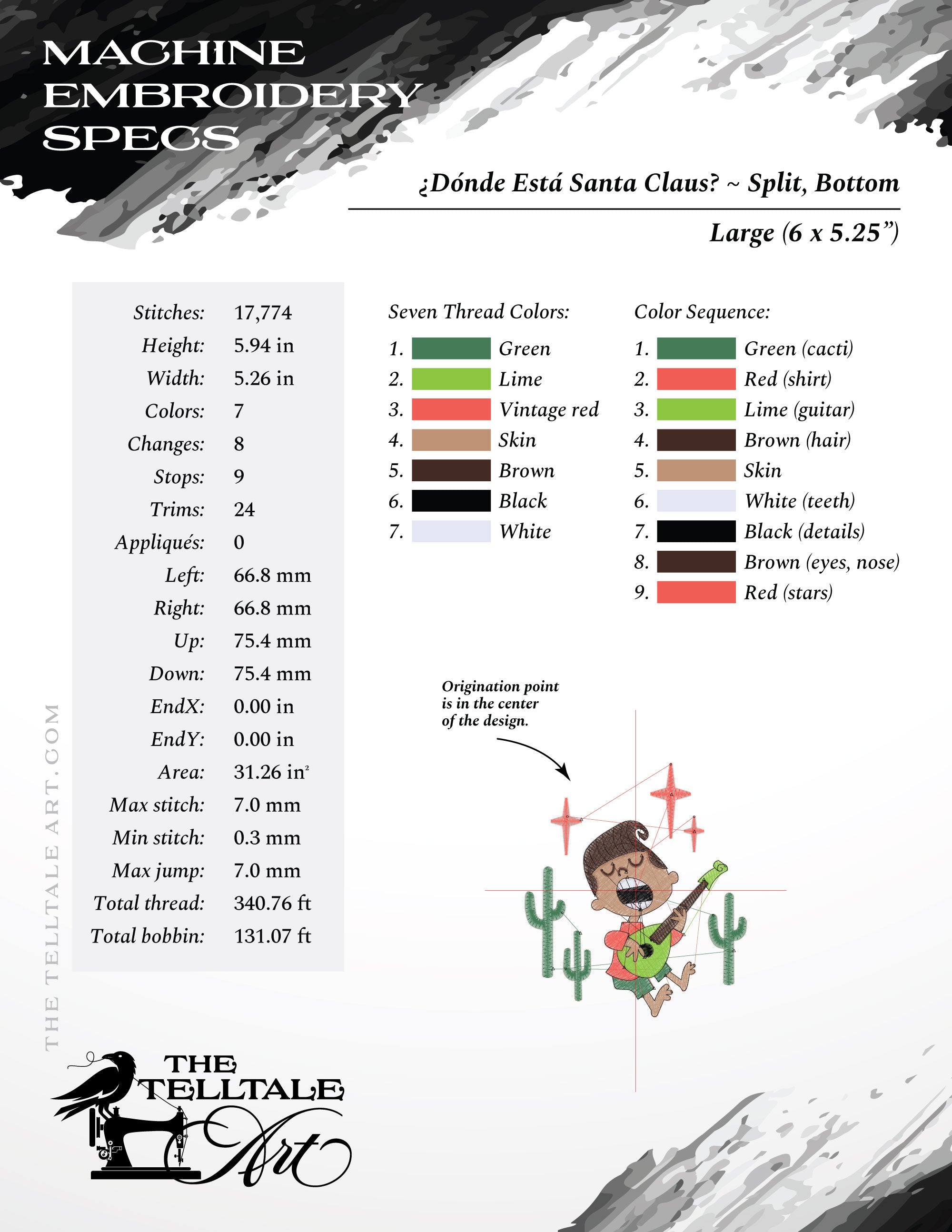 Mamasita, ¿Dónde Está Santa Claus? – Six Sizes 6 to 10 Inches + Parts Set – Midcentury Christmas