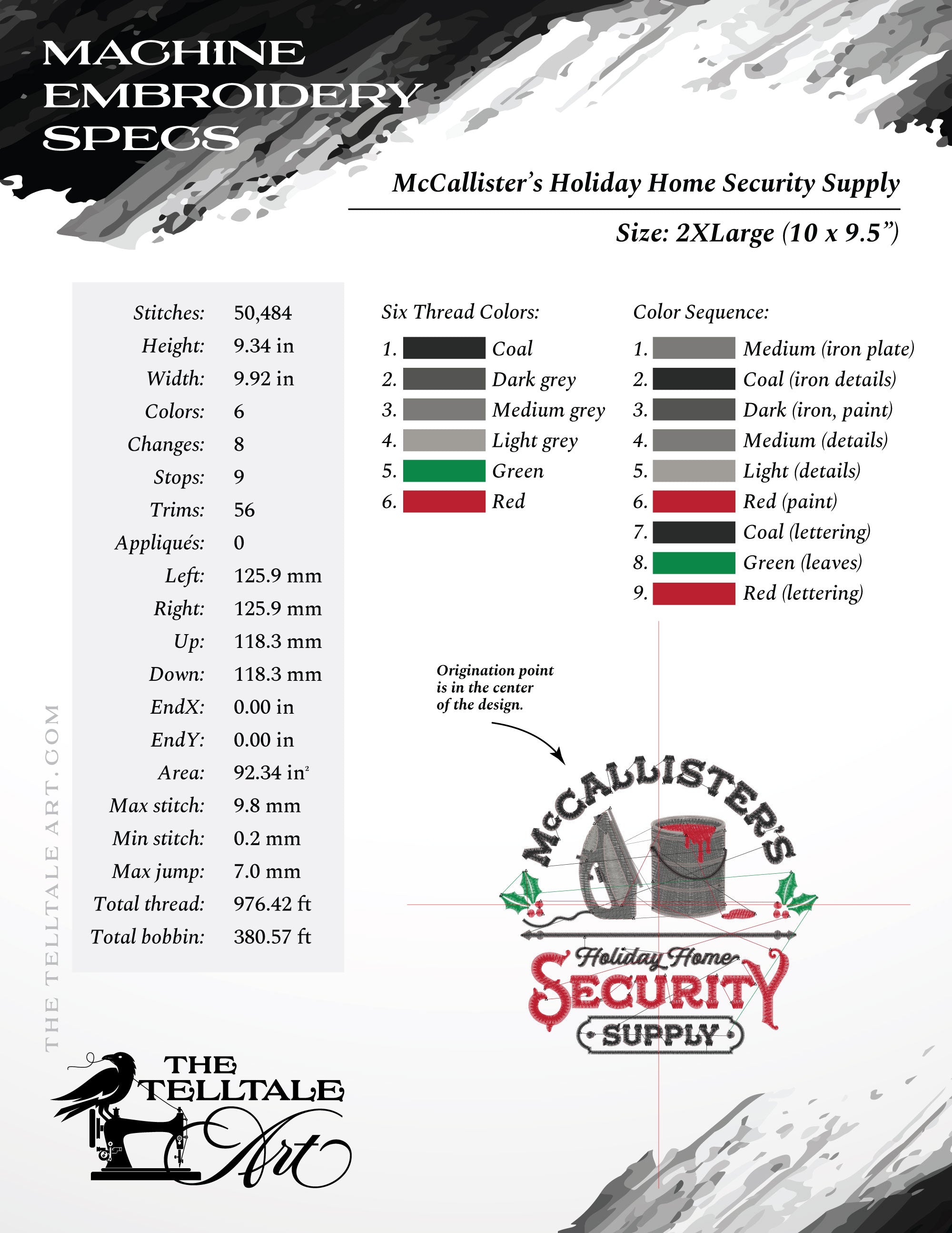 McCallister’s Holiday Home Security Supply – Five Sizes 5 to 10 Inches – Retro Hardware