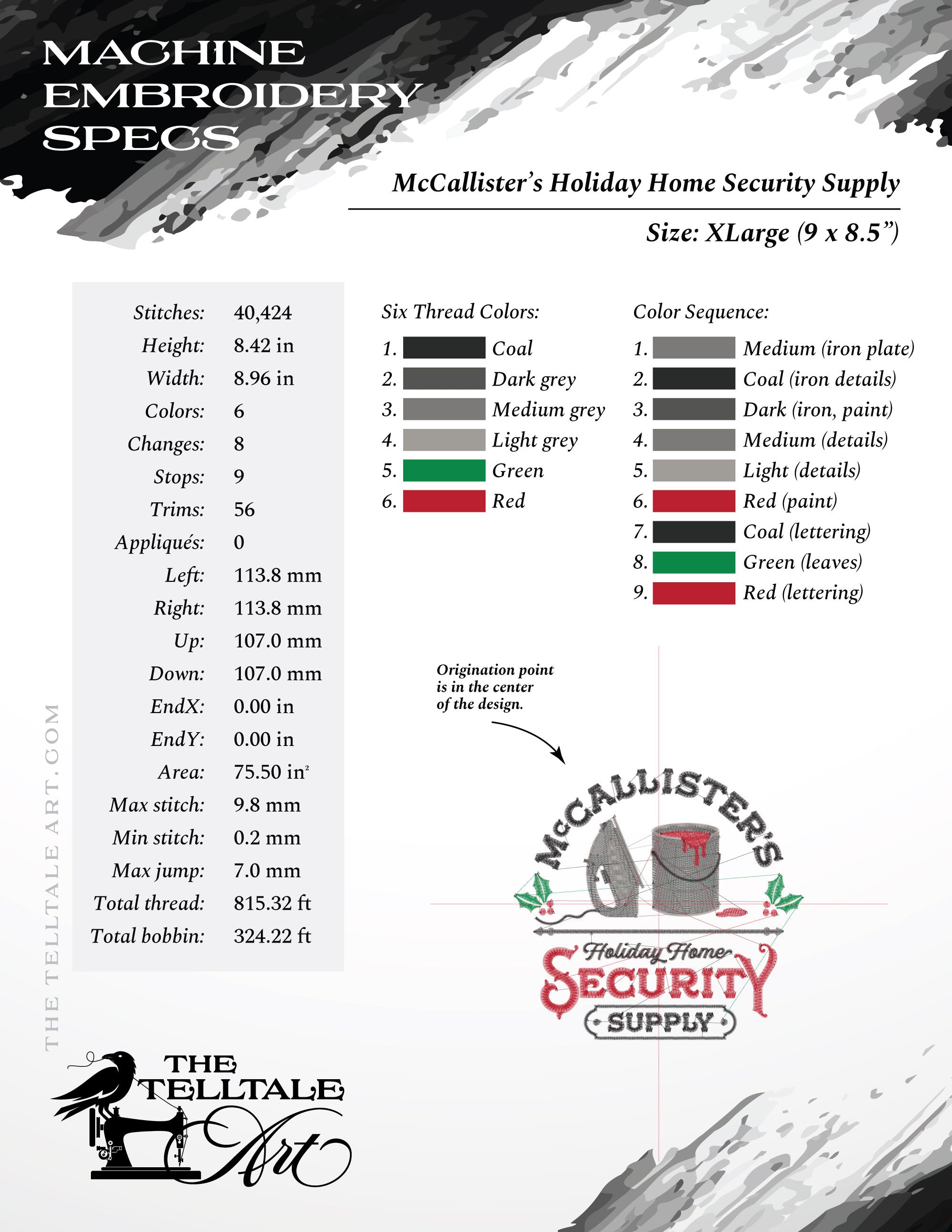 McCallister’s Holiday Home Security Supply – Five Sizes 5 to 10 Inches – Retro Hardware