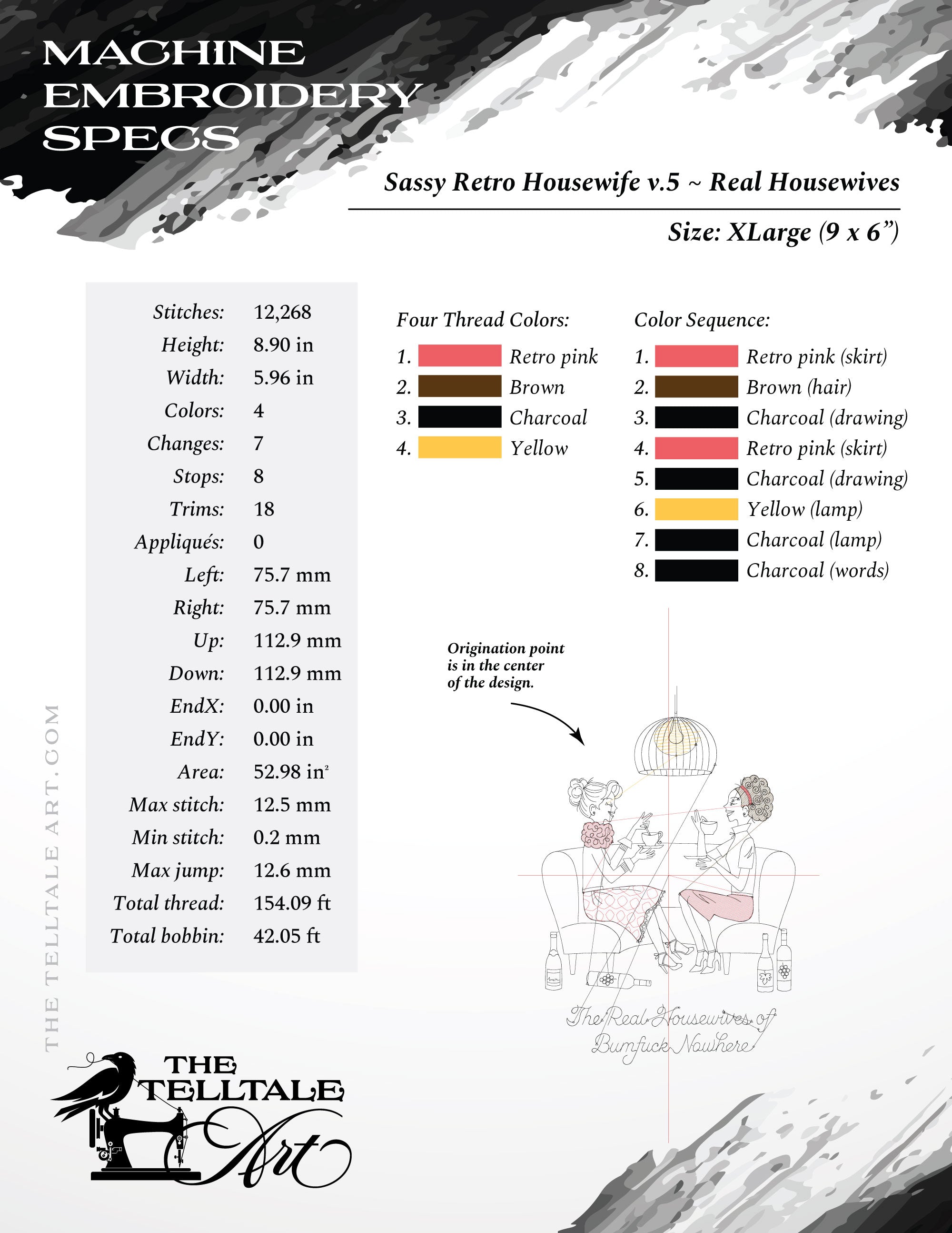 The Real Housewives of Bumf*ck Nowhere – Two Layouts, Multiple Sizes Each