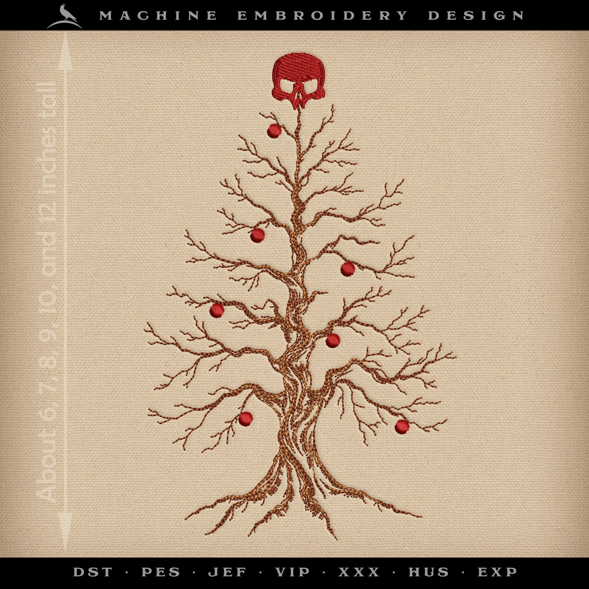 Twisted Trees - Set of Four Themes - Six Sizes 6 to 12 Inches