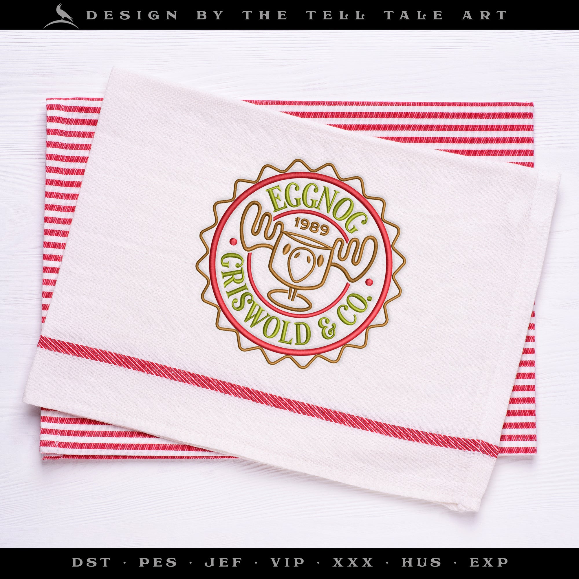 Griswold & Co. Eggnog – Moose Mug Label – Seven Sizes 4 to 9 Inches