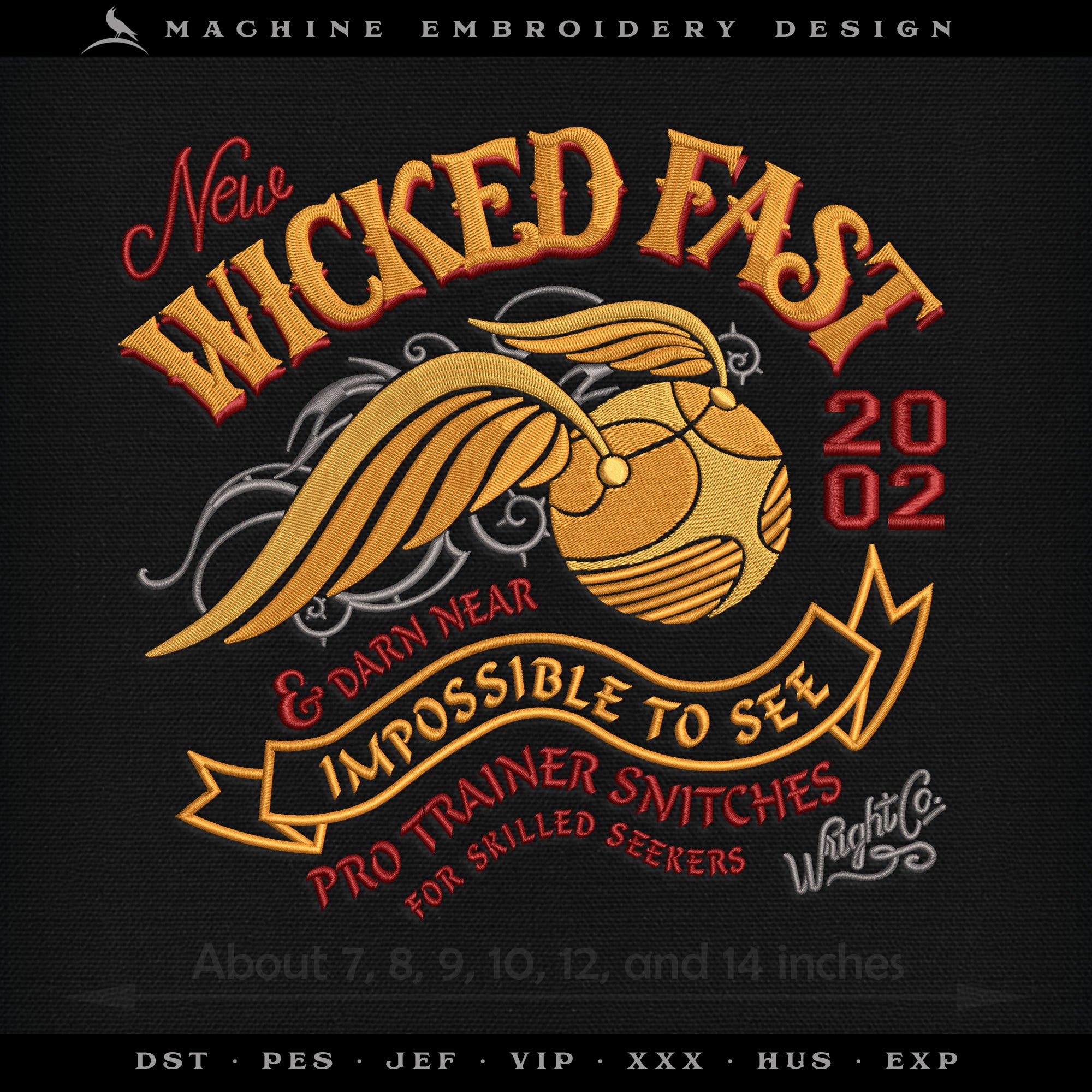 Wicked Fast Magical Sports Equipment – Six Sizes 6.5 to 14 Inches