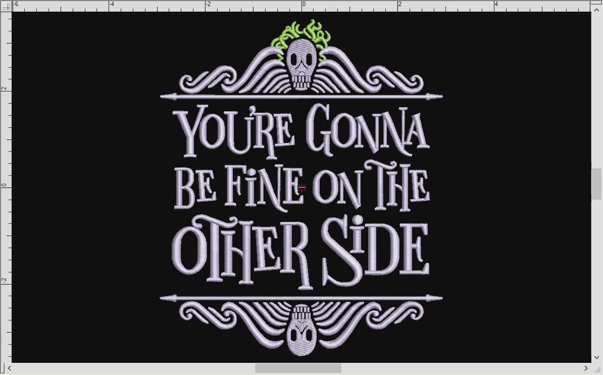 Embroidery Files: "You're Gonna Be Fine" Design Inspired by the Musical & Movie