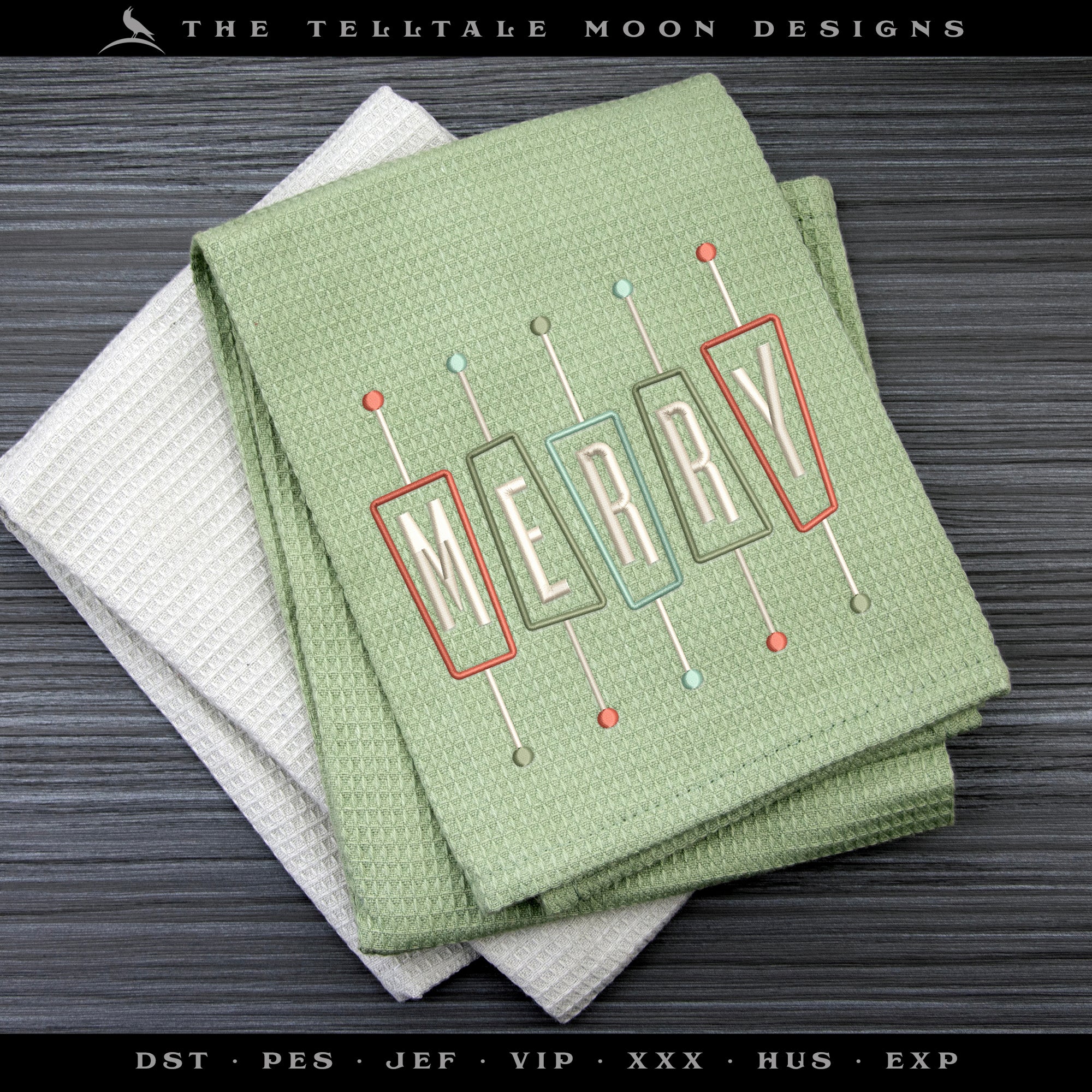 Embroidery Files: Midcentury Merry - 4, 5.5, and 6 Inches