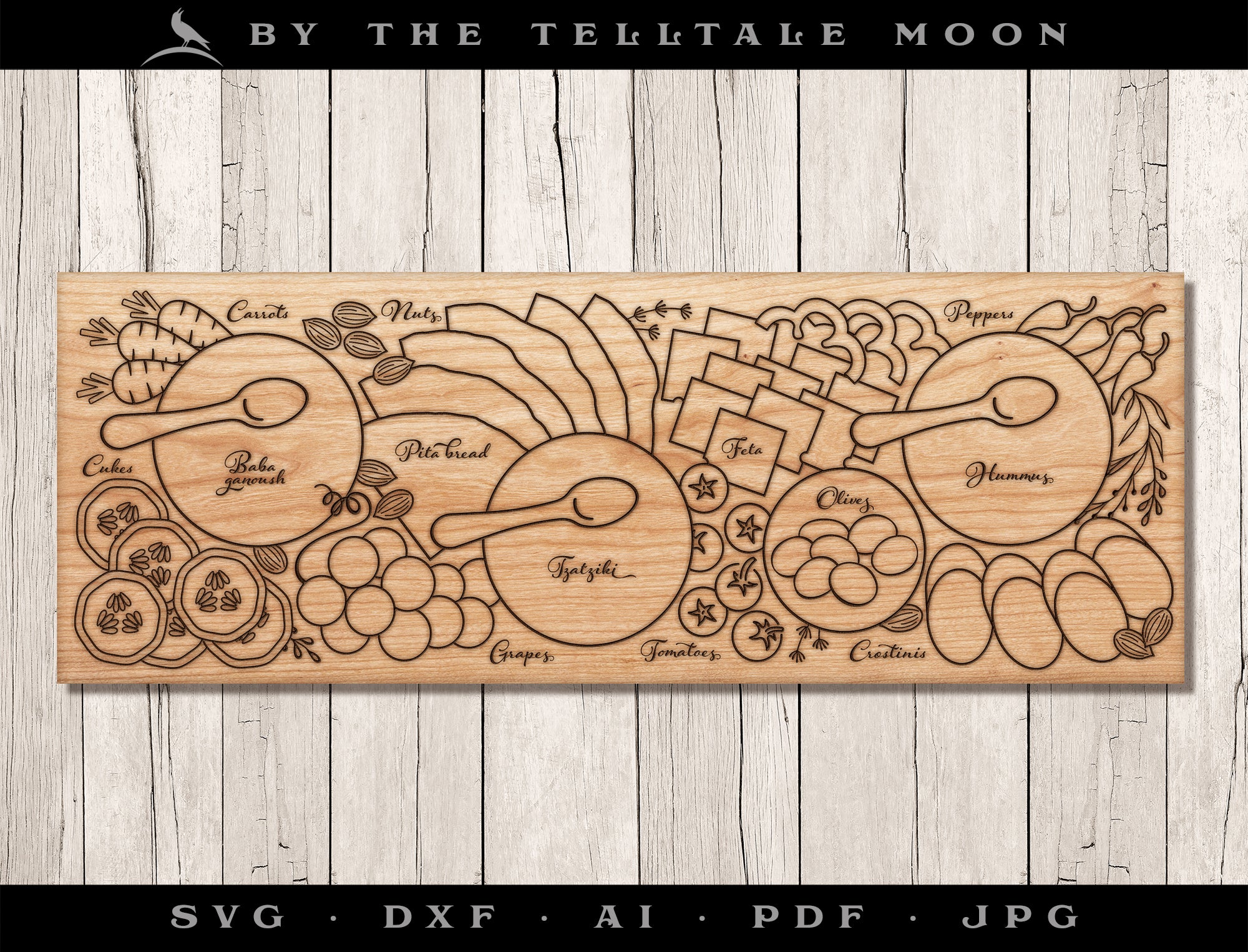 Design for Mezze Platter (Mediterranean Grazing Board)