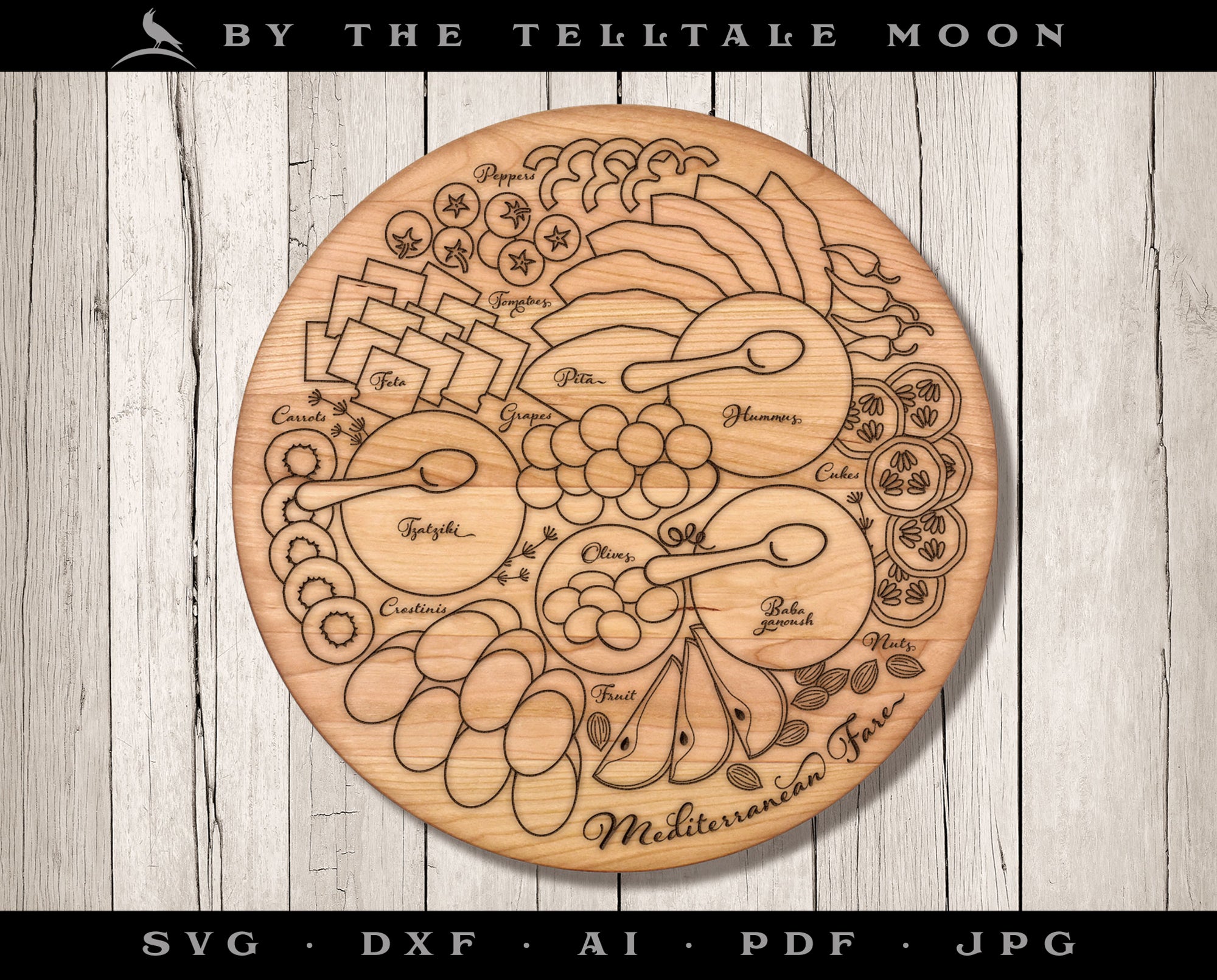 Design for Mezze Platter (Mediterranean Grazing Board)