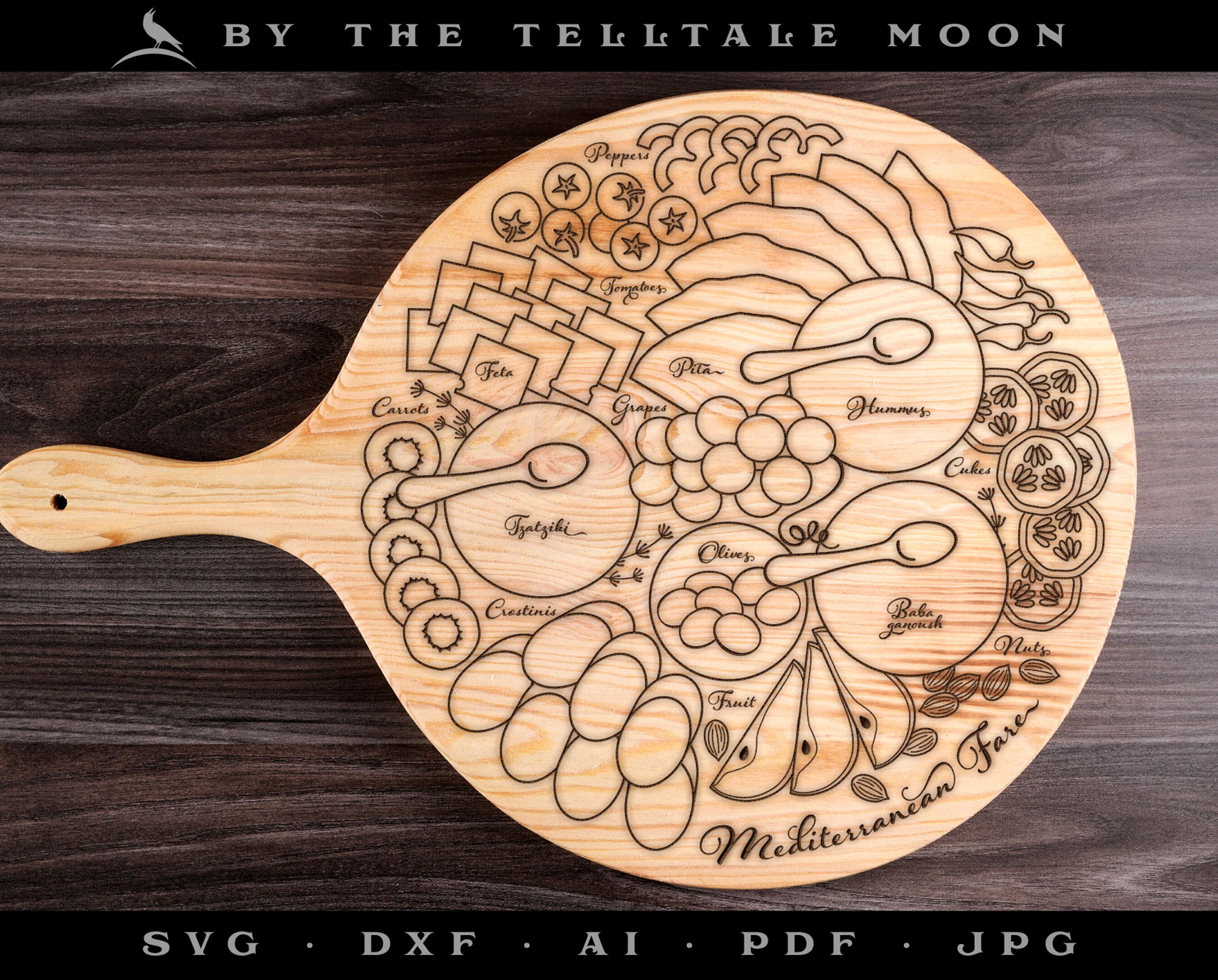Design for Mezze Platter (Mediterranean Grazing Board)